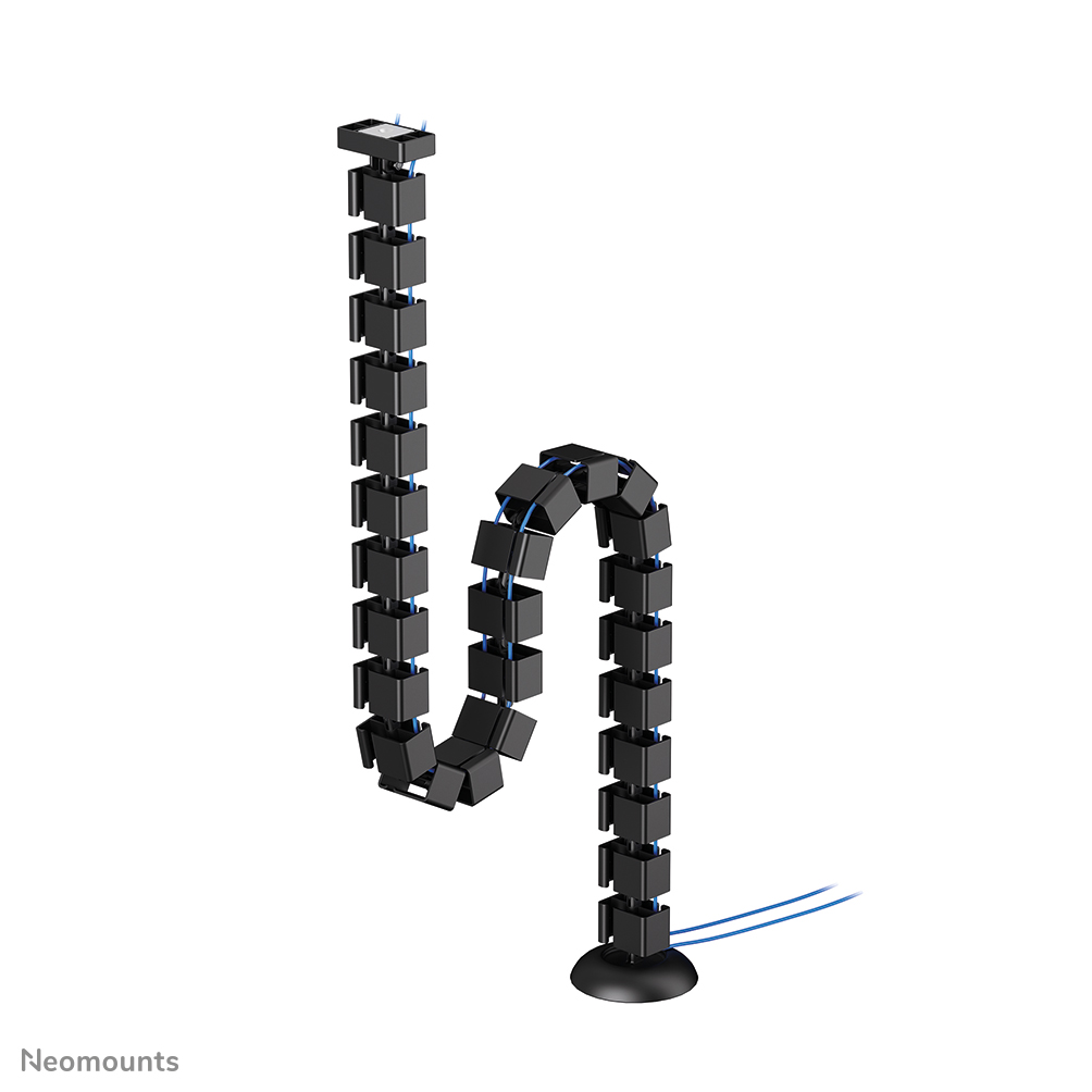 NEOMOUNTS Cable Spine Organizer for sit/stand desk frames magnet mounted black