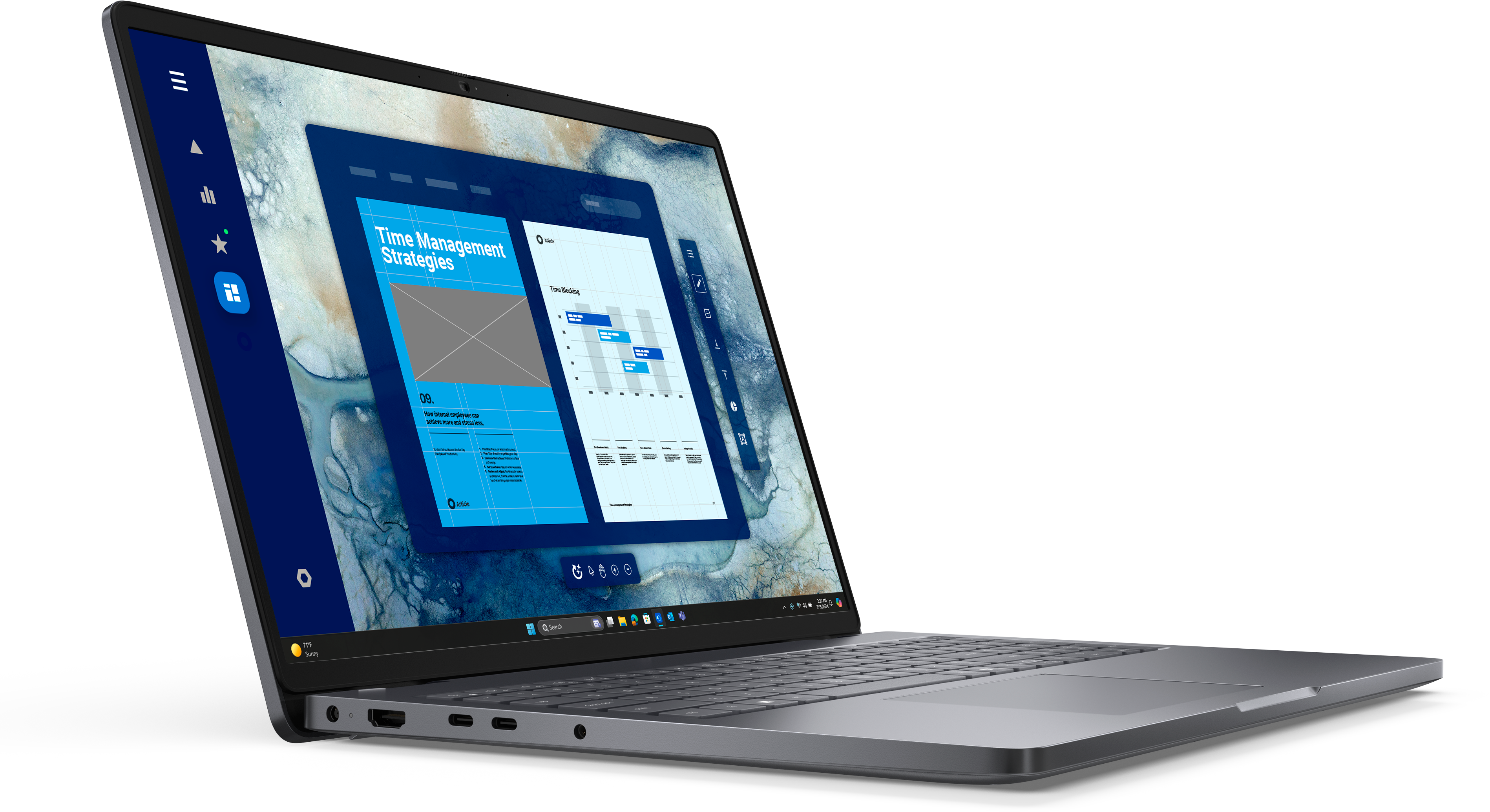 DELL Pro 16 PC16250 Intel Core Ultra 5 225U 40,64cm 16Zoll FHD+ 16GB 512GB SSD WLAN noAC noPCORD W11P 1Y Basic Onsite