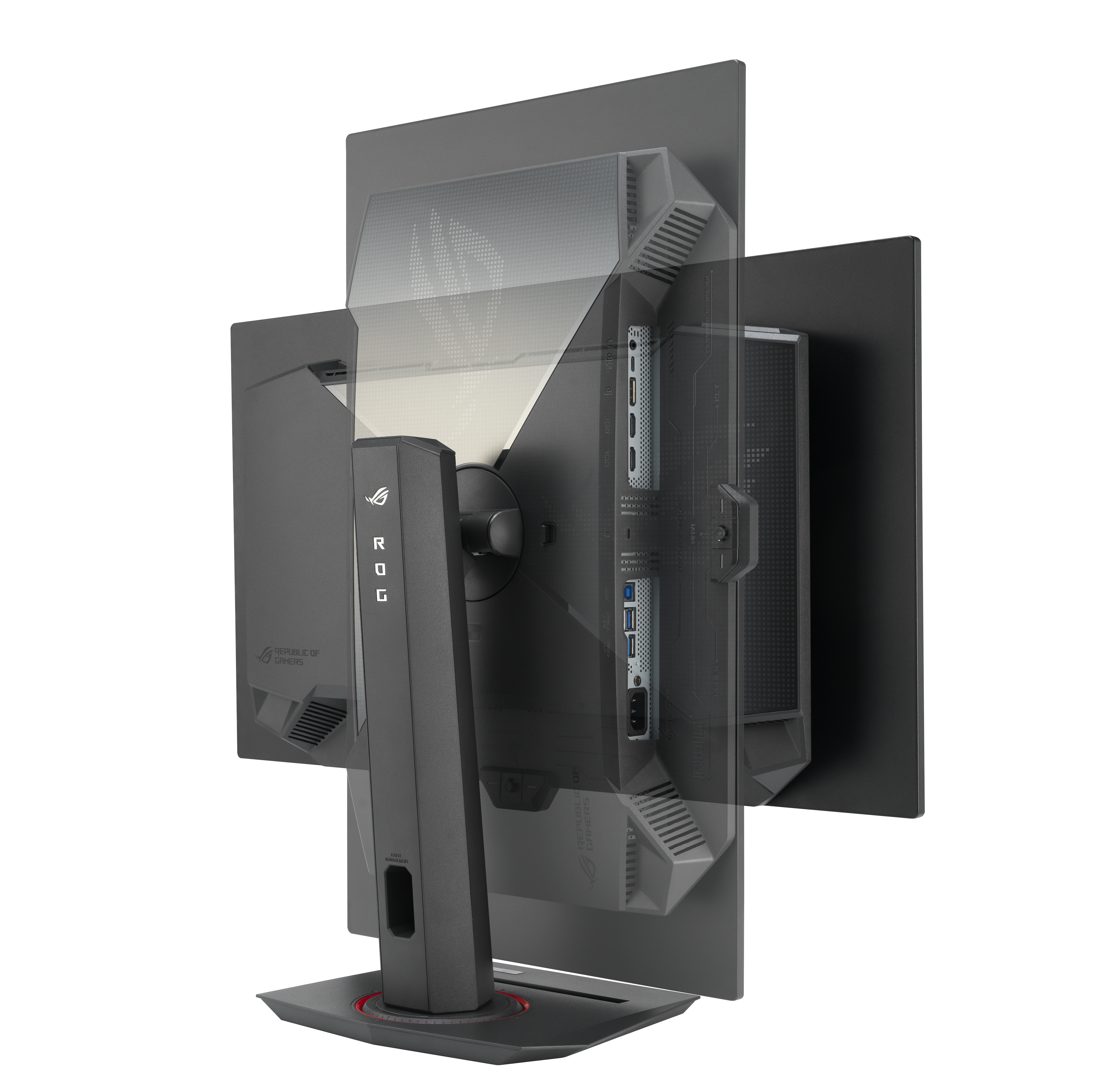 ASUS XG27UCDMG 67,31cm 26,5Zoll QD-OLED UHD 16:9 240Hz 450cd/m2 0.03ms 2xHDMI DP USB-C USB Hub: 3xUSB 3.2 G1 Type-A Black