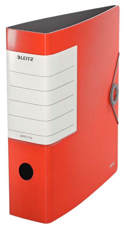 LEITZ Solid 1112 Ordner hellrot Kunststoff 8,2 cm DIN A4, 1 St.