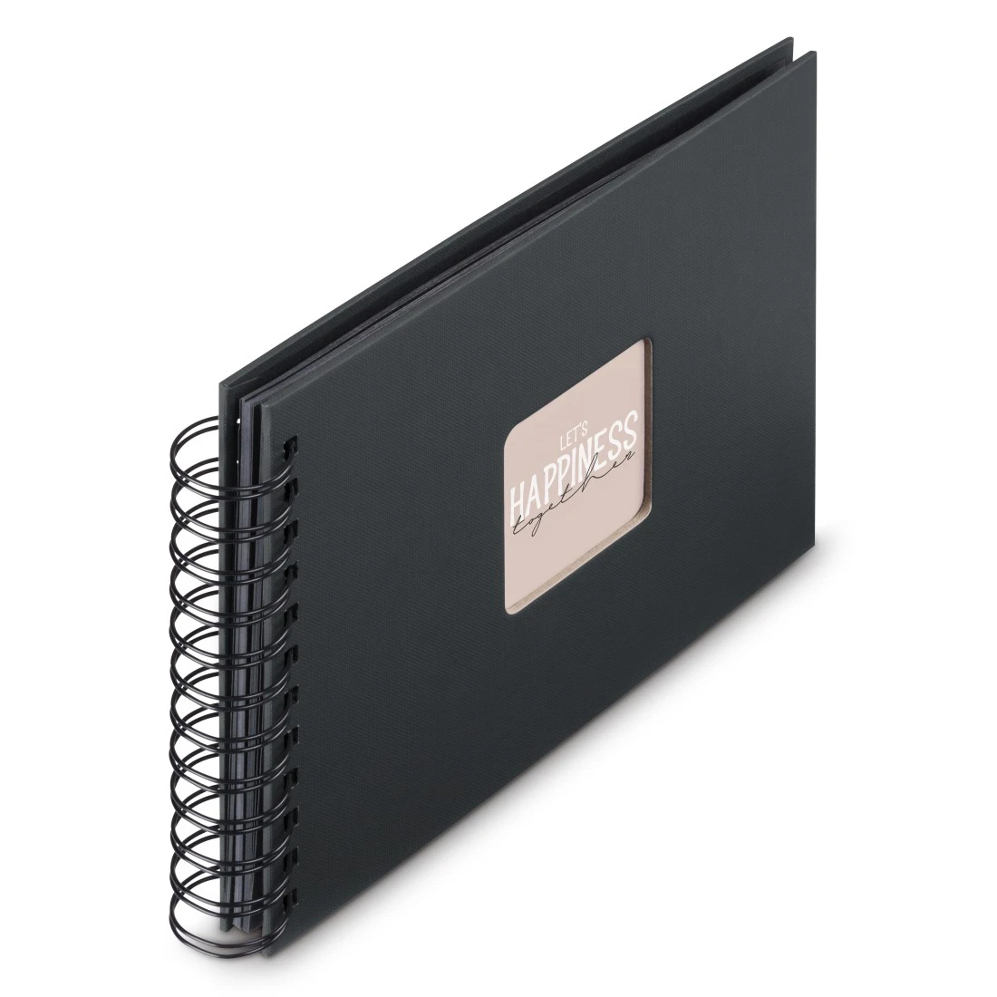 hama Fotoalbum Fine Art neutral 24,0 x 17,0 cm, 50 schwarze Seiten