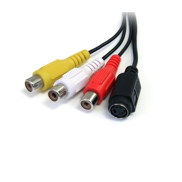 STARTECH.COM USB Video Capture Adapter - S Video / Composite to USB 2.0 Video Capture Cable with TWAIN Support - Analog to Digital C
