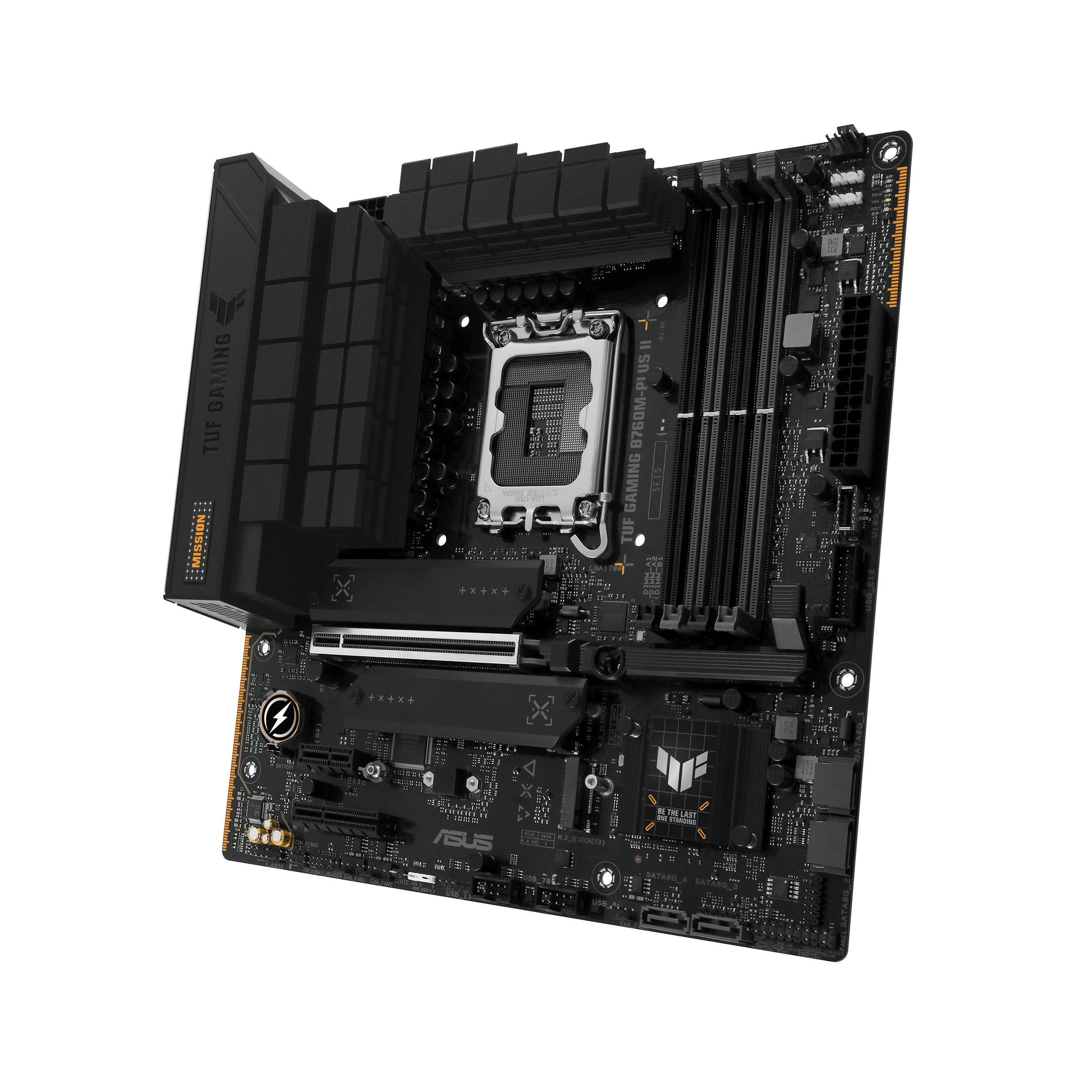 ASUS TUF GAMING B760M-PLUS II LGA 1700 4xDDR5 microATX 4xSATA MB 1xHDMI 1xDP 3xM.2