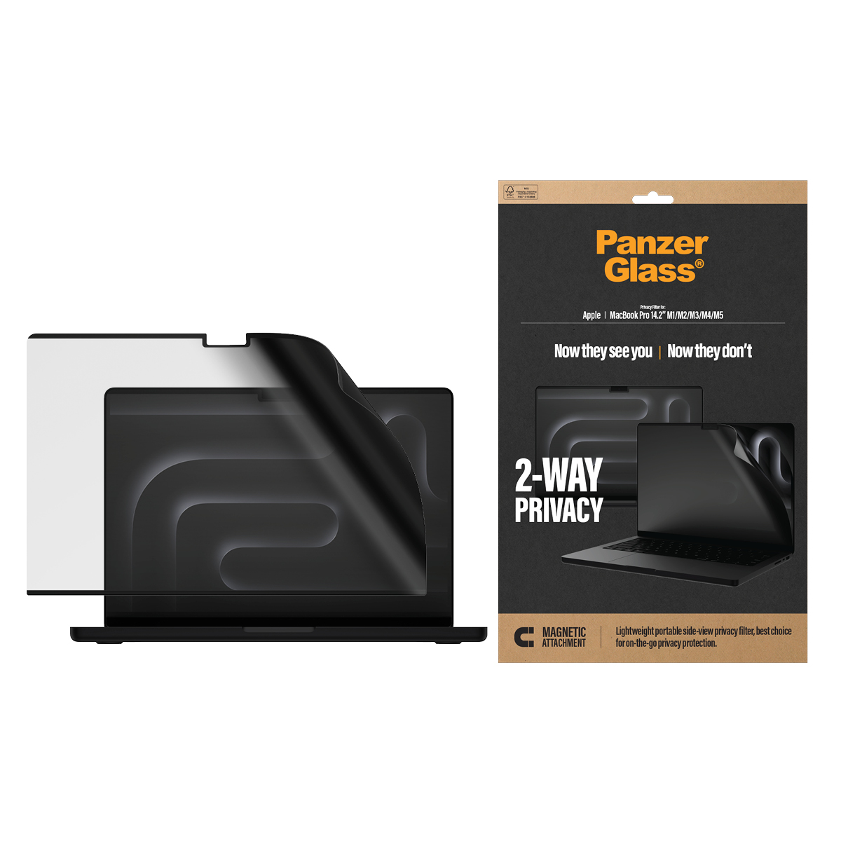 PANZERGLASS PRIV SCR PROTECTOR MACBOOK PRO 14.2IN