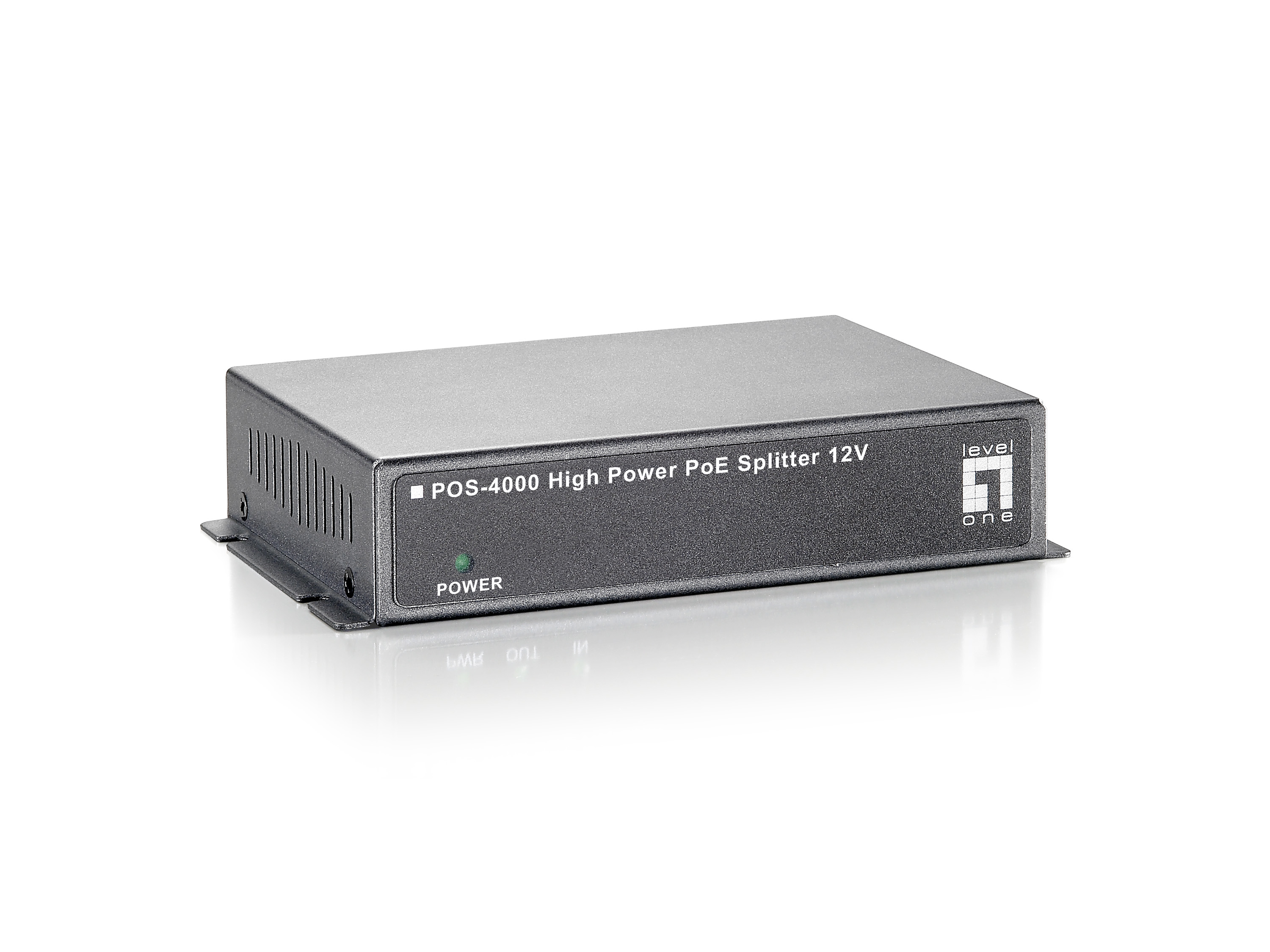 LevelOne PoE High-Power Splitter RJ45 100Mbps 30W schwarz