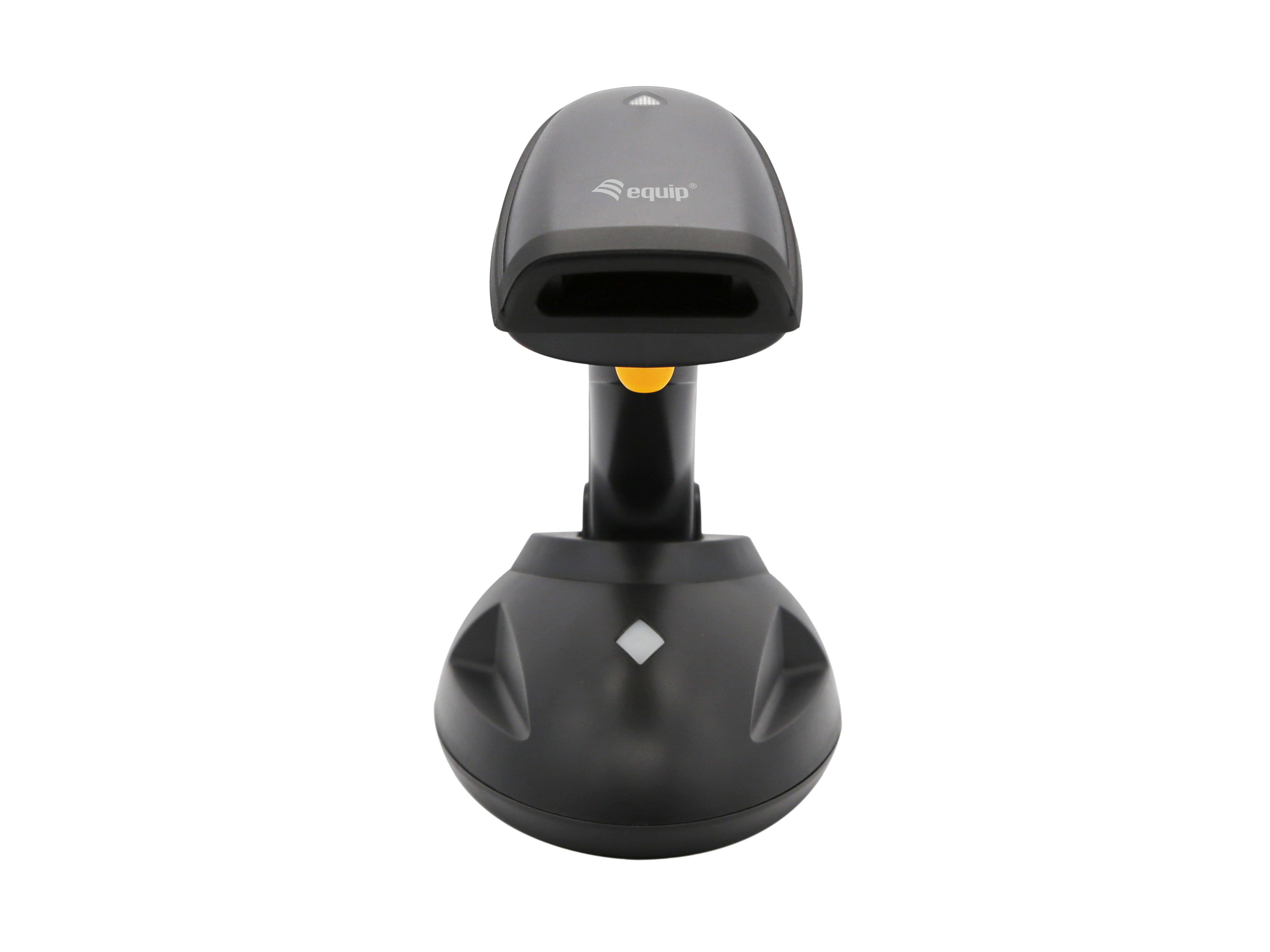 Equip 2D-Barcodescanner Laser Wireless/433MHz+Halter schwarz