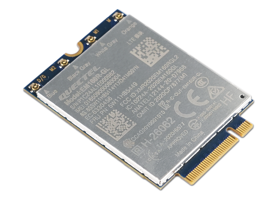 LENOVO ThinkPad Quectel EM160R-GL 4G LTE-A Cat 16 M.2 WWAN Module for X1 2-in-1 Gen 9/P16s Gen 3