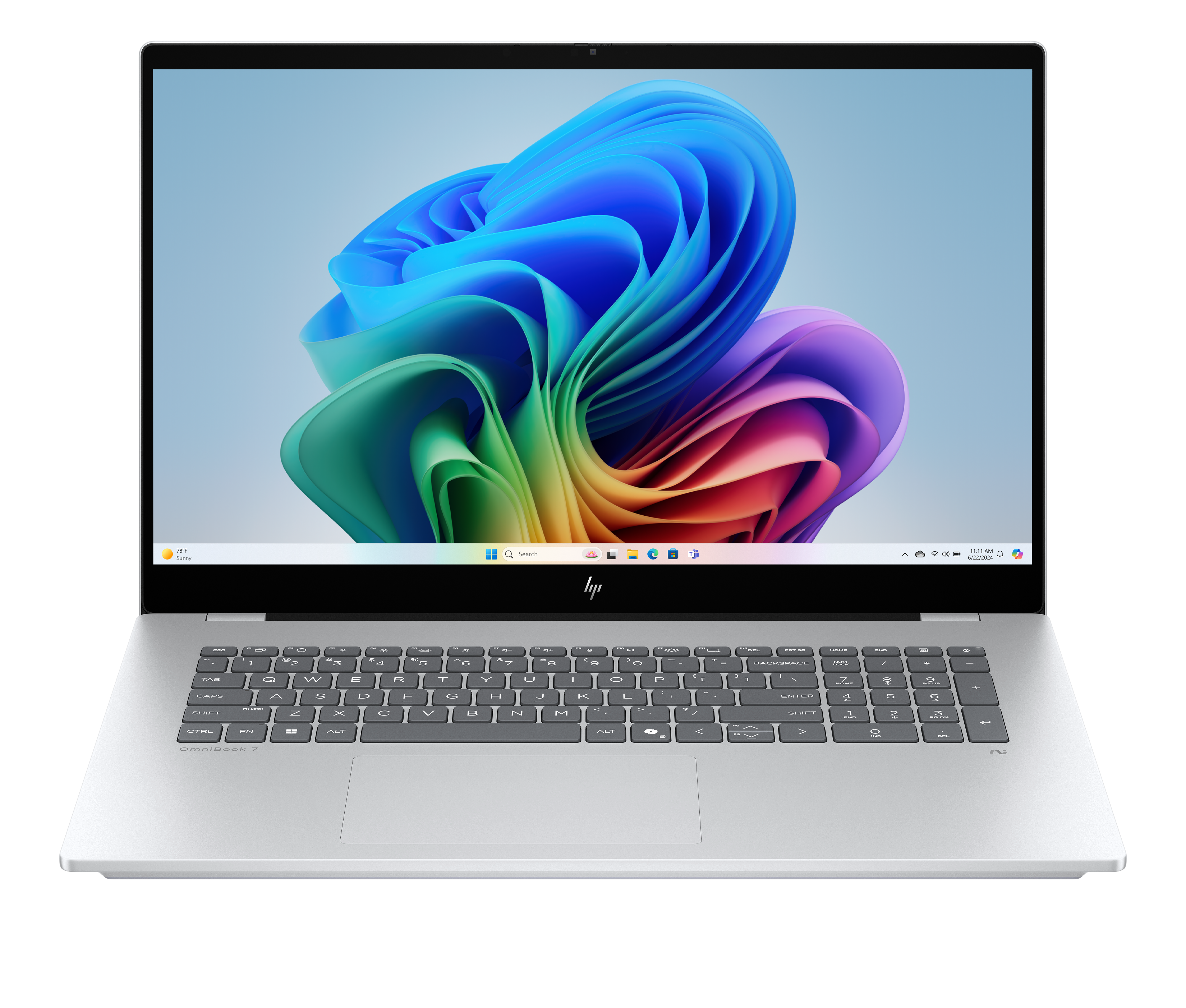HP OmniBook 7 17-dc0076ng Laptop 43,9 cm (17,3 Zoll), 32 GB RAM, 1 TB SSD, Intel® Core™ Ultra 7 258V