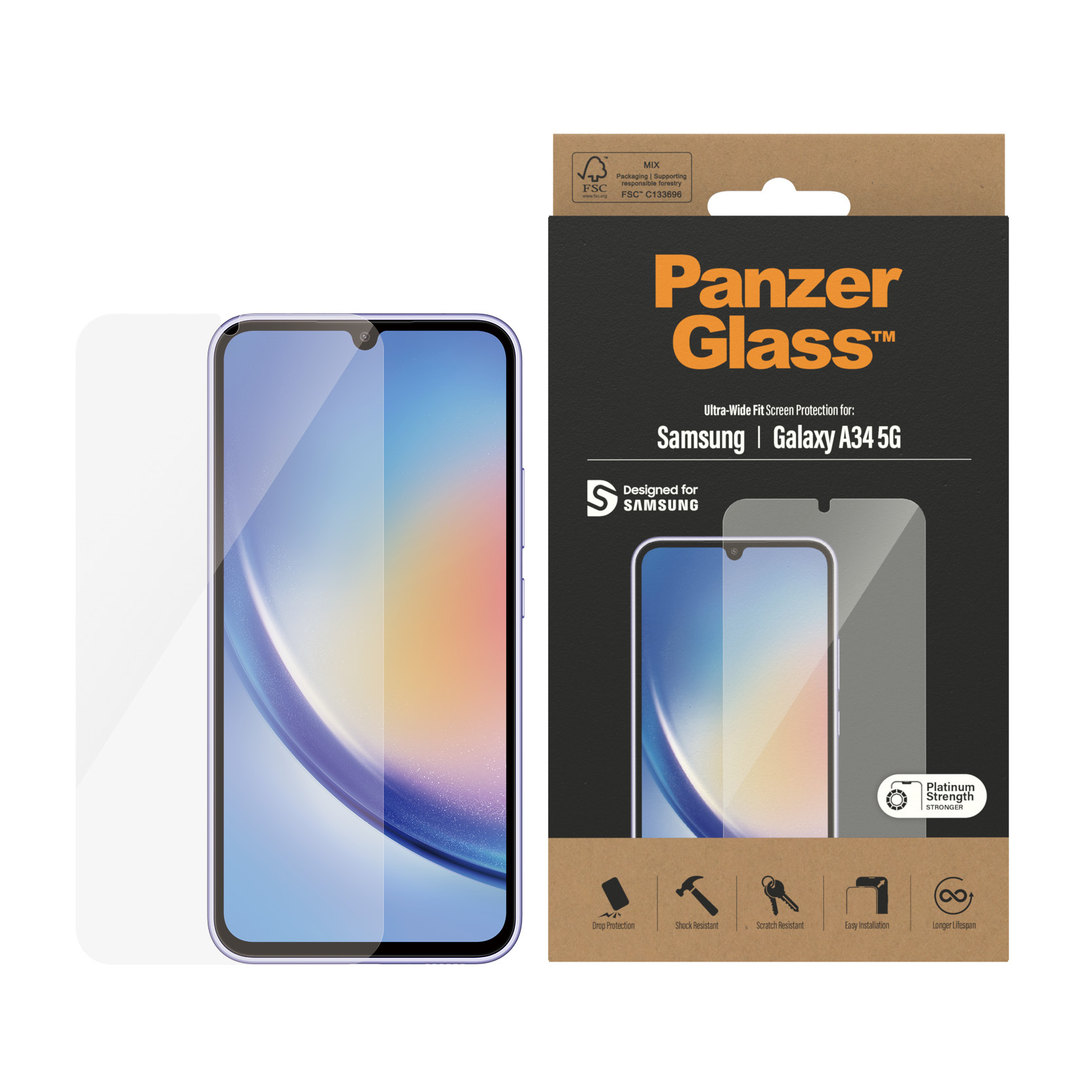 PANZERGLASS SAMSUNG GALAXY A34 5G UWF