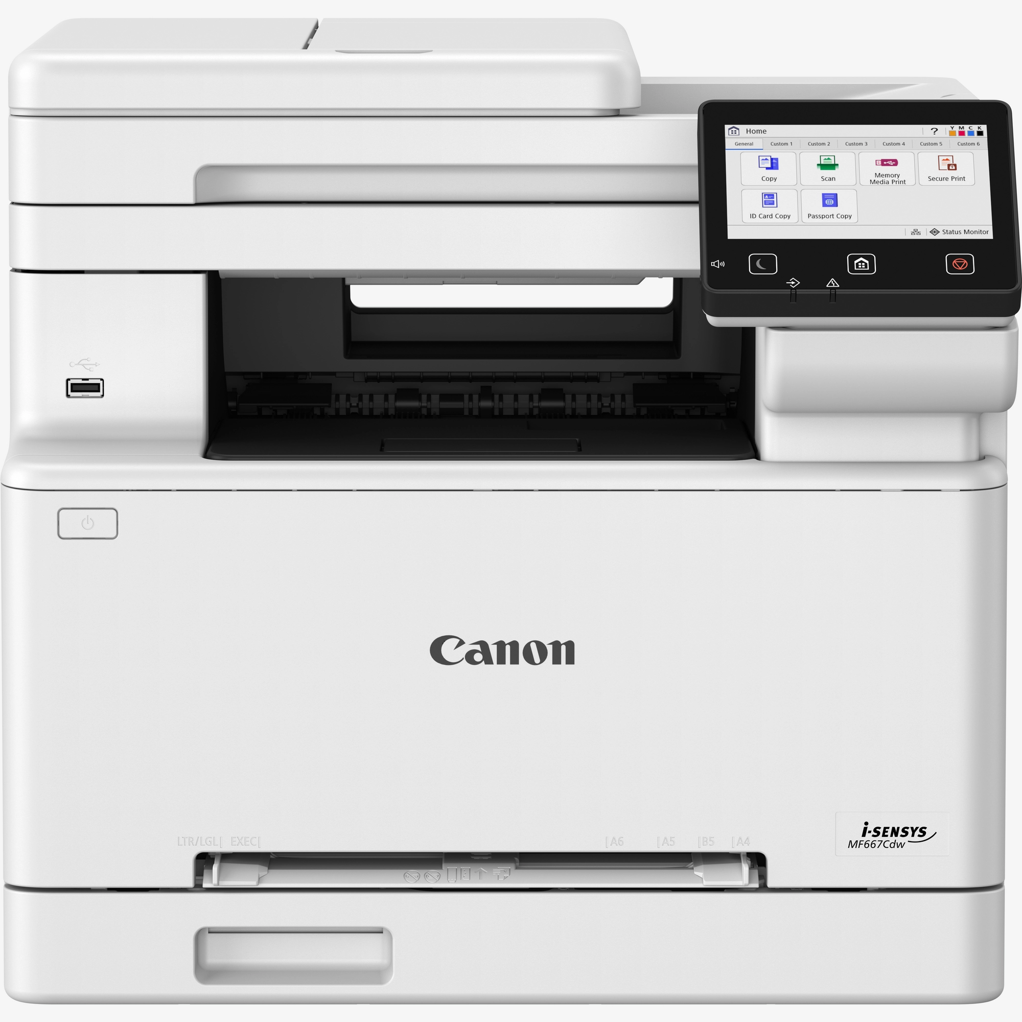 Canon i-SENSYS MF667Cdw 4 in 1 Farblaser-Multifunktionsdrucker grau