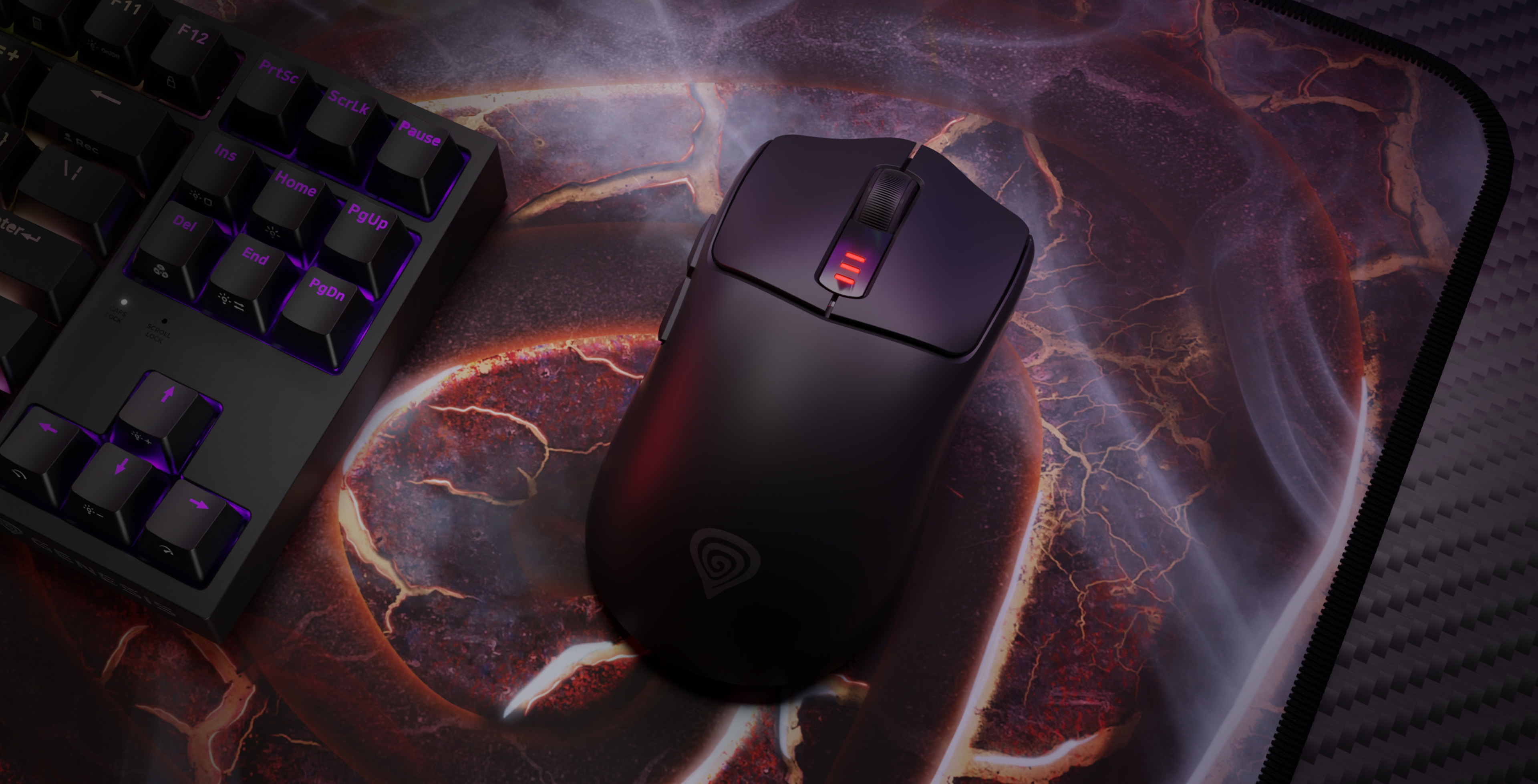 Genesis Gaming Maus ZIRCON 500 G2 kabellos 10000DPI schwarz