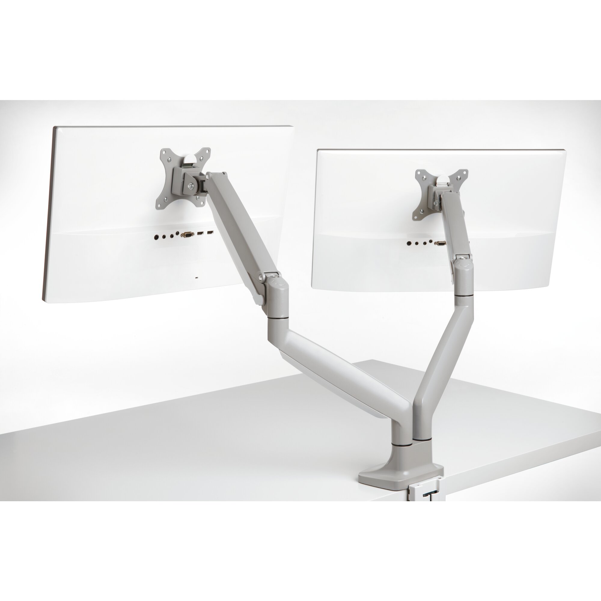 KENSINGTON ONE-TOUCH HEIGHT ADJUSTABLE DUAL MONITOR ARM