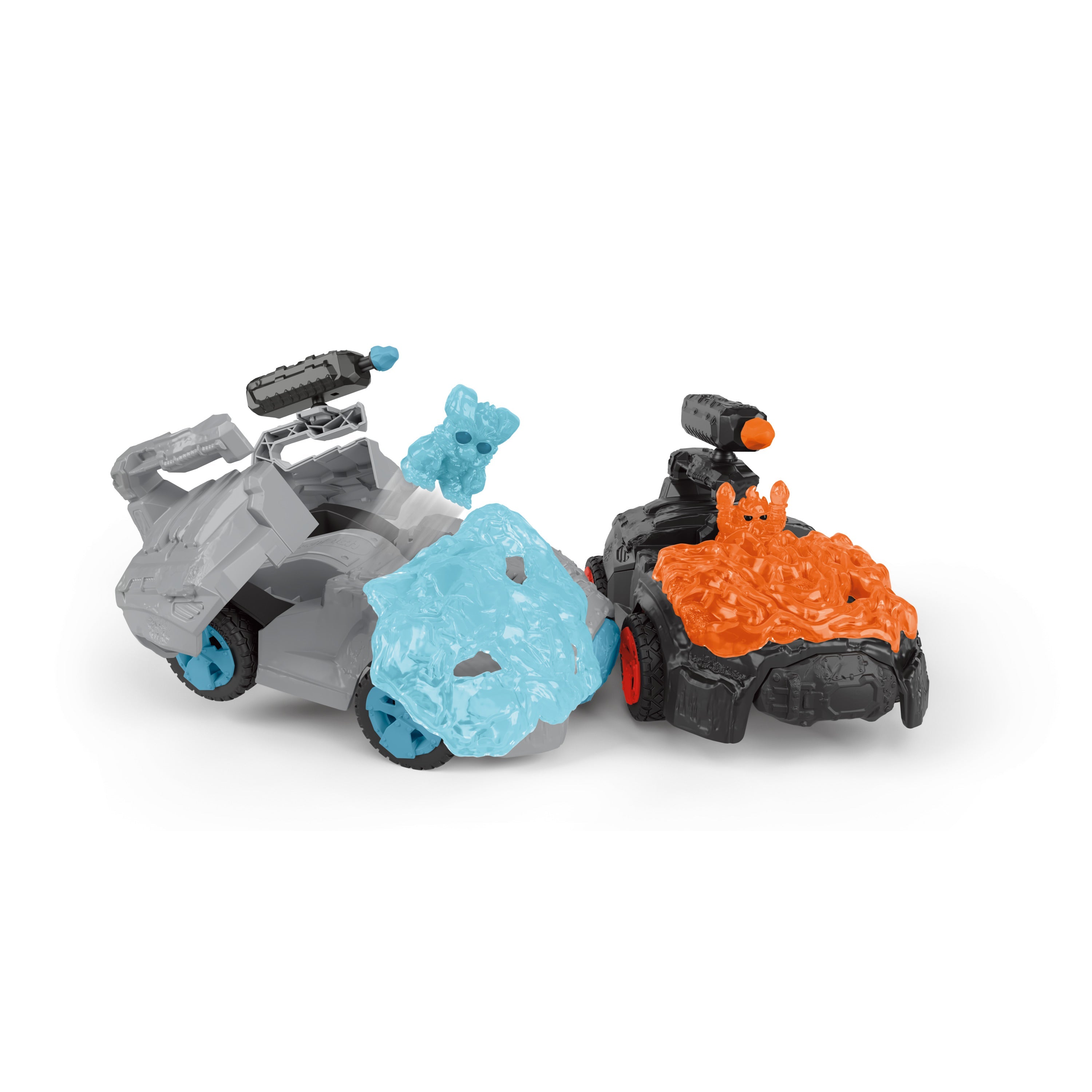 Eldrador Creatures Eis-Crashmobil mit Mini Creature, Spielfigur