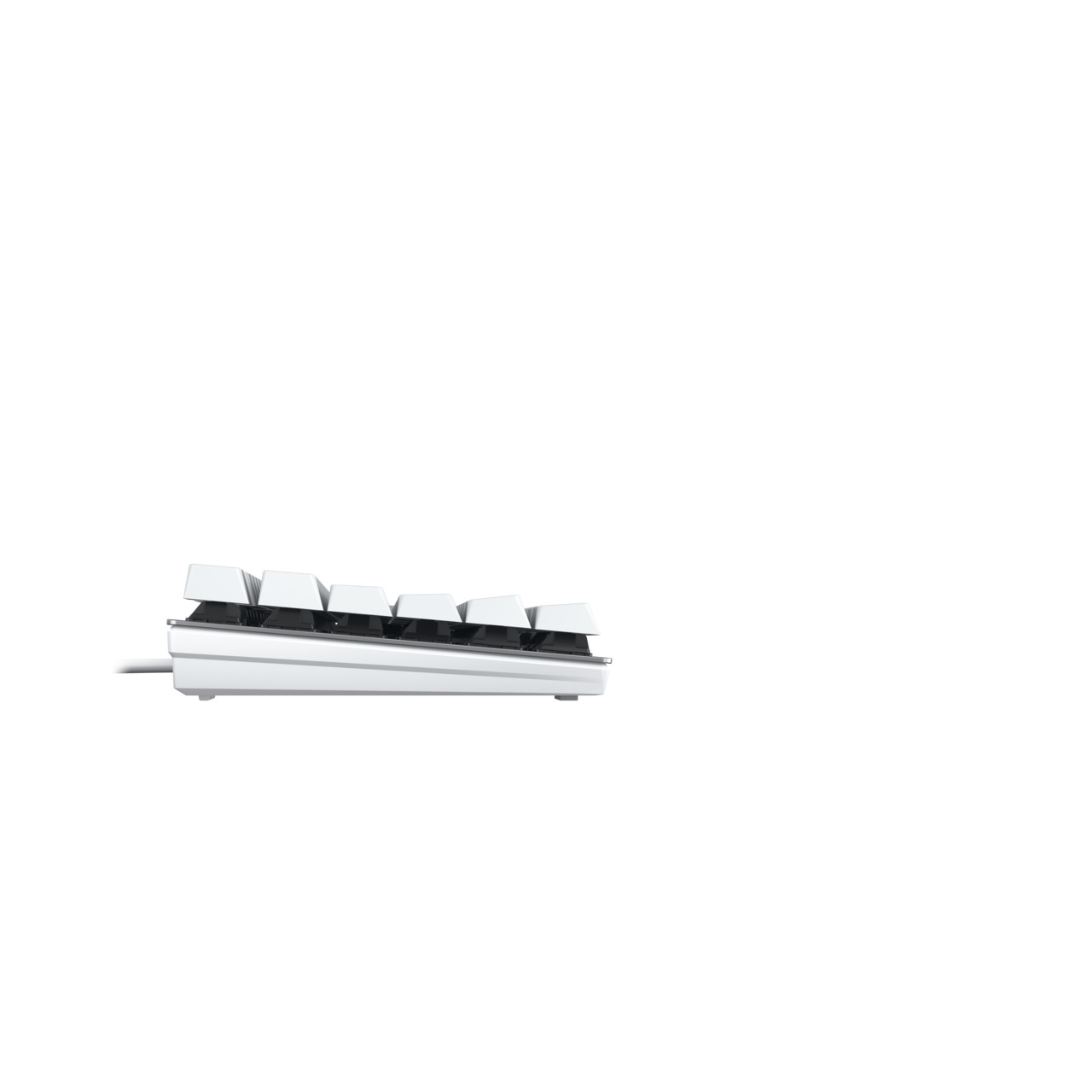 CHERRY KC 200 MX Tastatur kabelgebunden weiß-silber