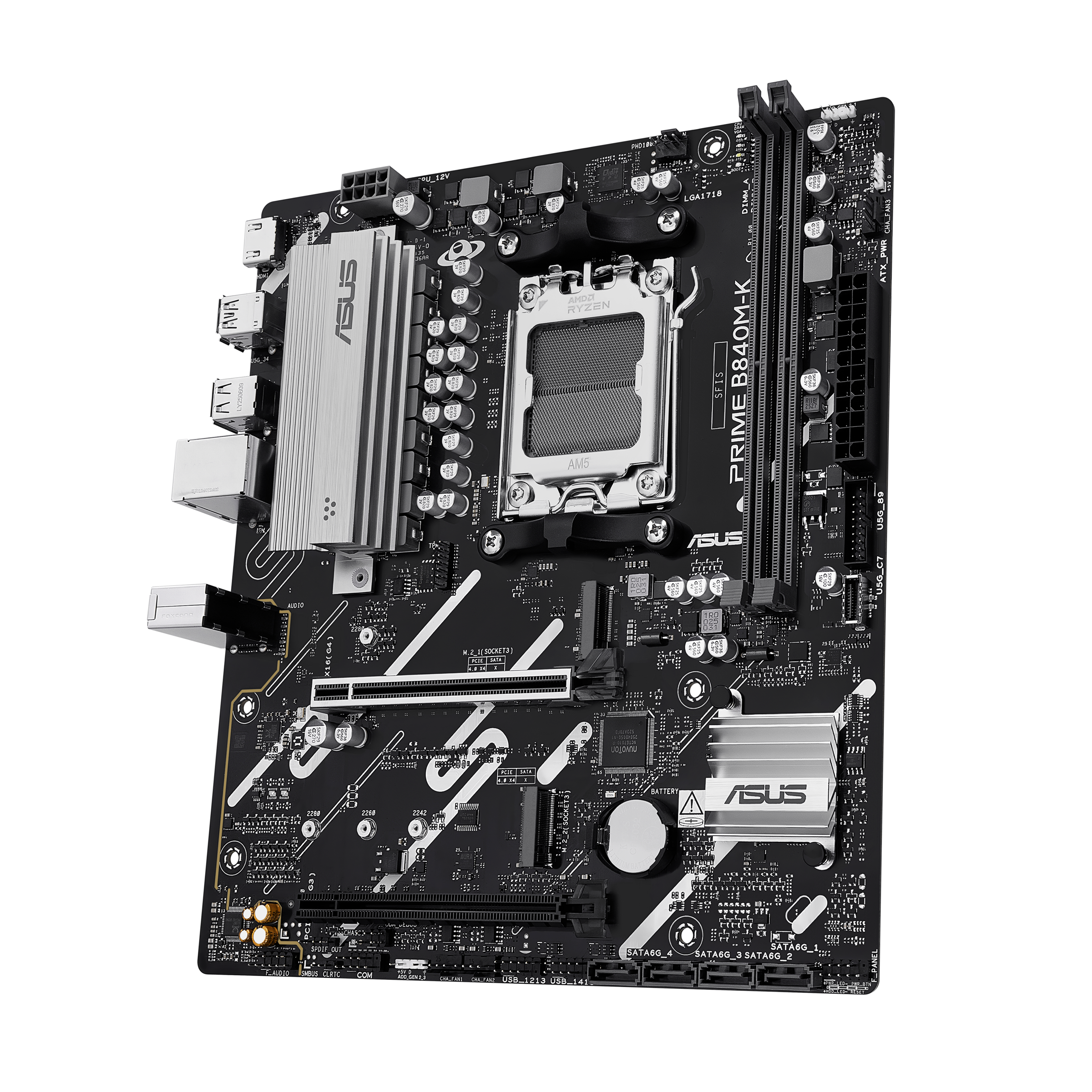 ASUS AMD PRIME B840M-K micro-ATX motherboard DDR5 2xM.2
