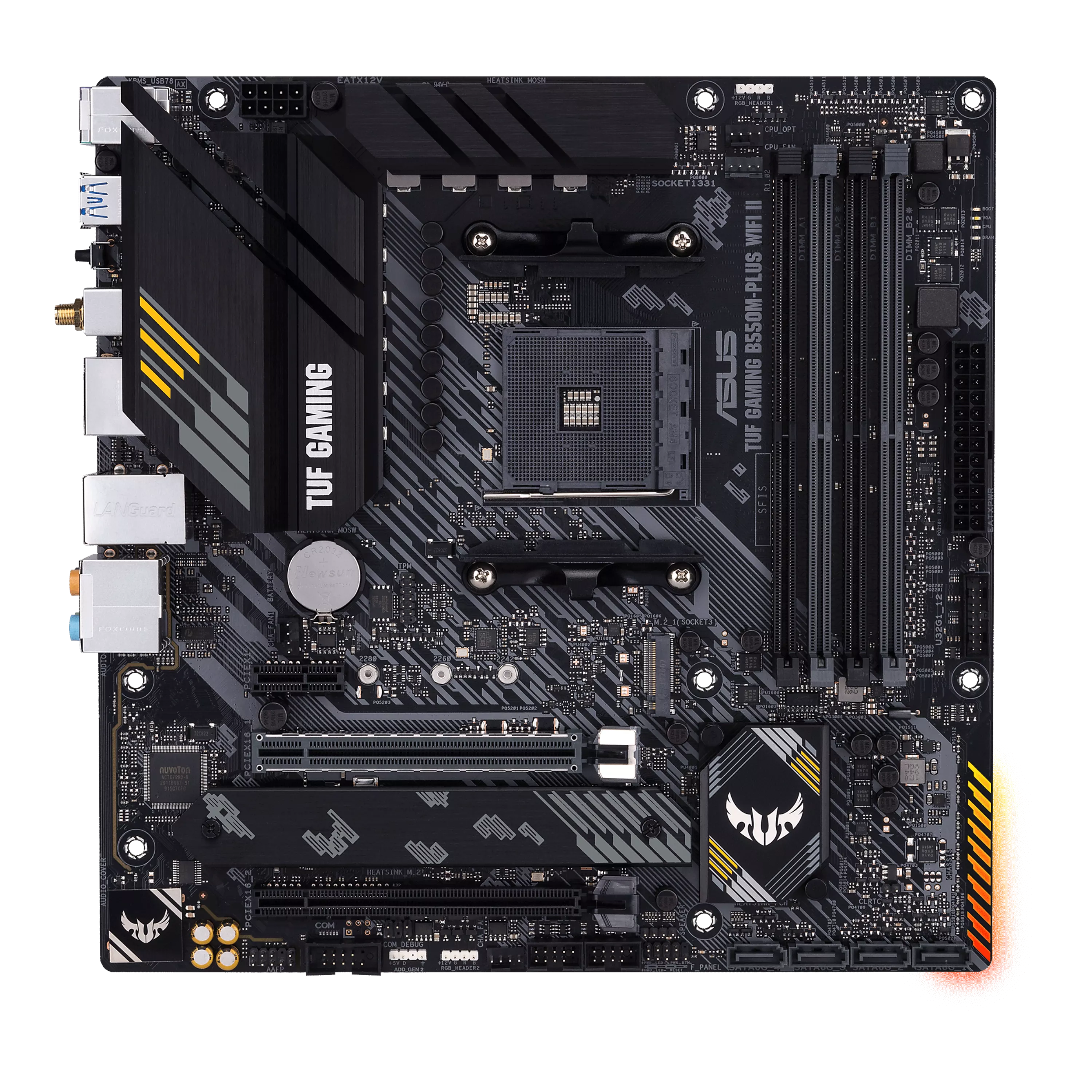 ASUS TUF GAMING B550M-PLUS (WI-FI II) (AMD,AM4,DDR4,ATX)