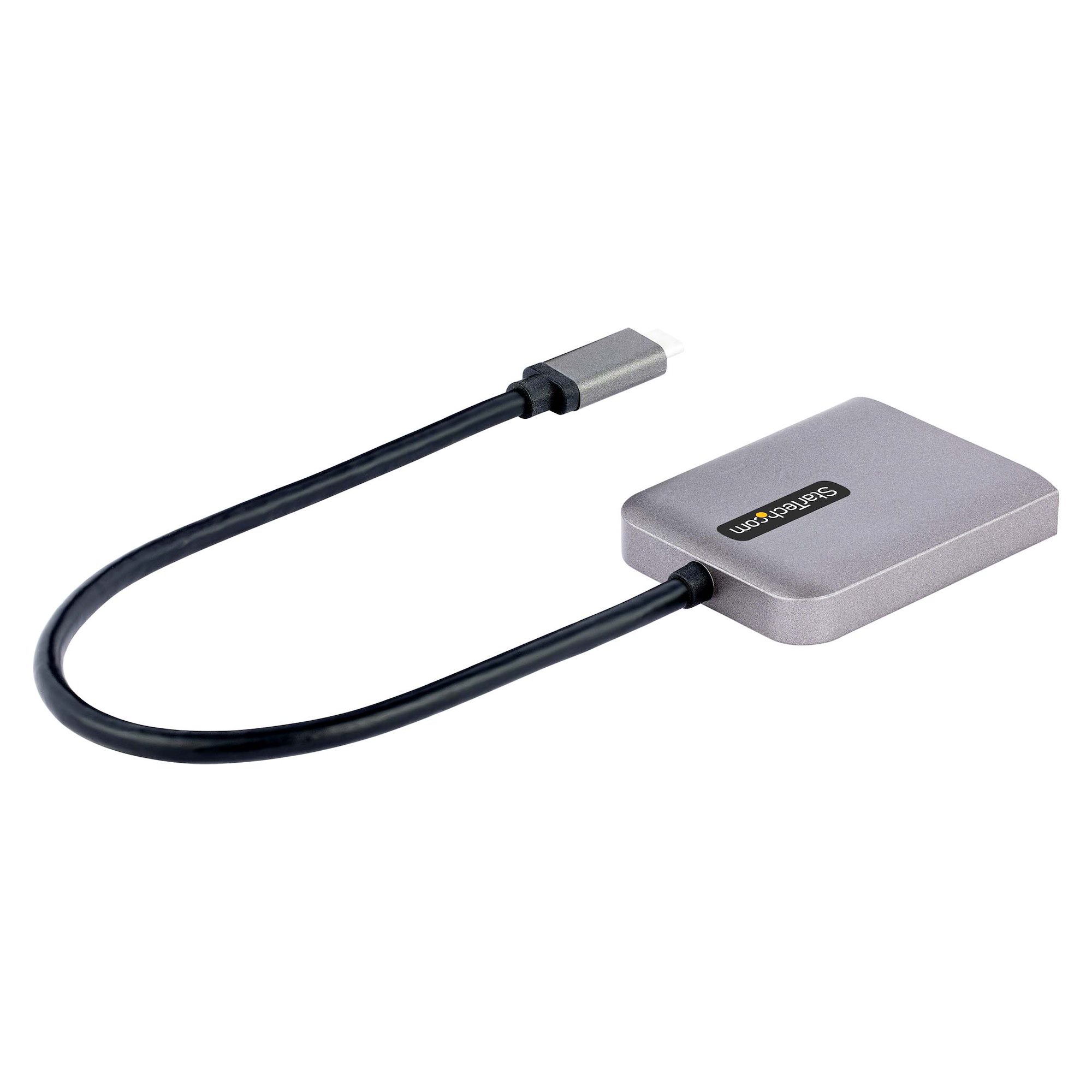 STARTECH.COM 2-Port USB-C MST Hub - USB-C auf DisplayPort Adapter/Splitter - USB-C Adapter/Hub Dual 4K Monitor mit DP1.4 - 30cm