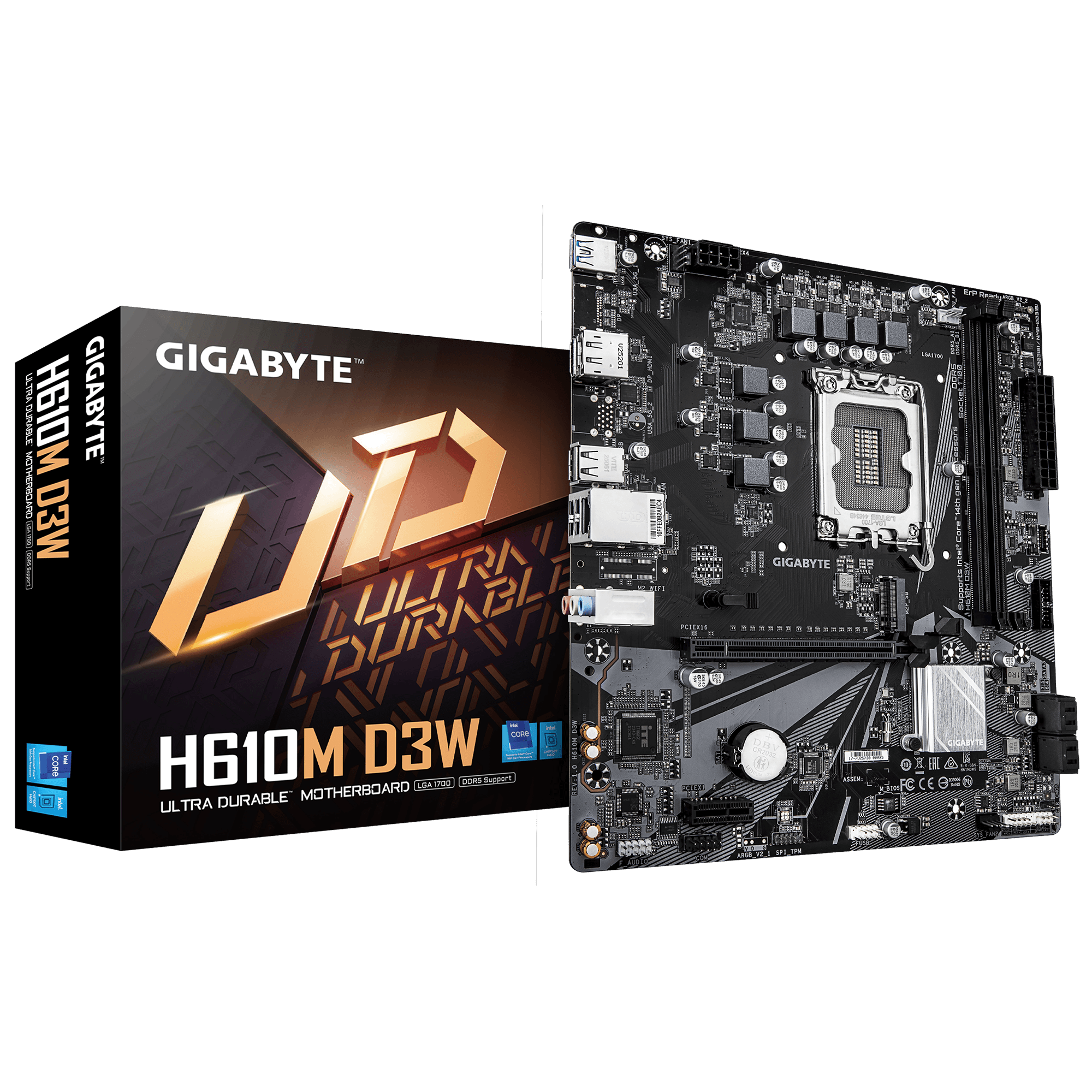 H610M D3W, Mainboard