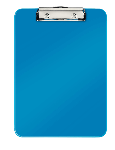 LEITZ Klemmbrett WOW 3971 DIN A4 blau Kunststoff, 1 St.