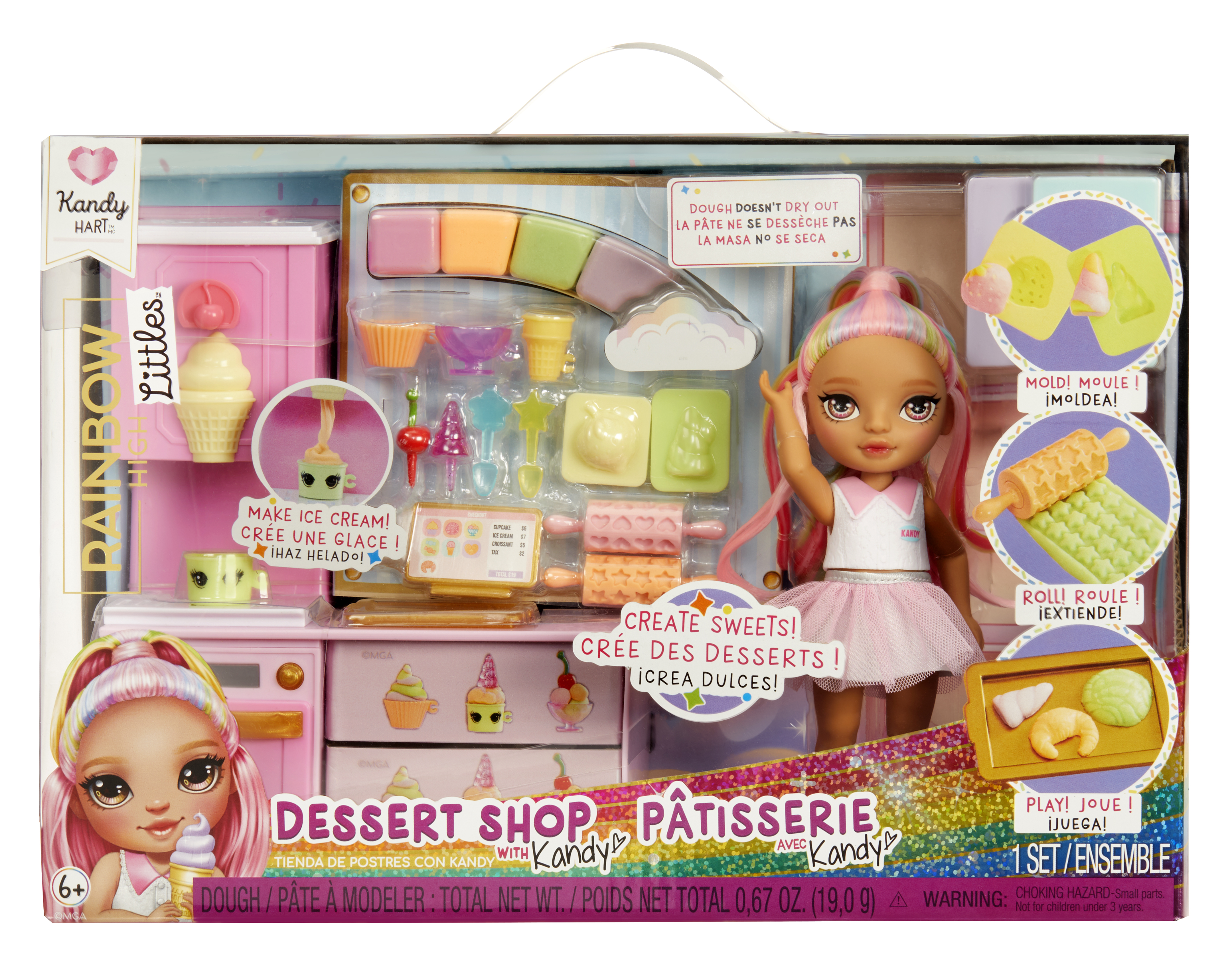 Rainbow High Little - Dessert Shop with Kandy Spielset, Spielfigur