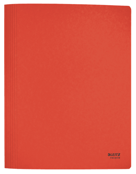LEITZ Schnellhefter Recycle 3904 Karton rot DIN A4, 1 St.