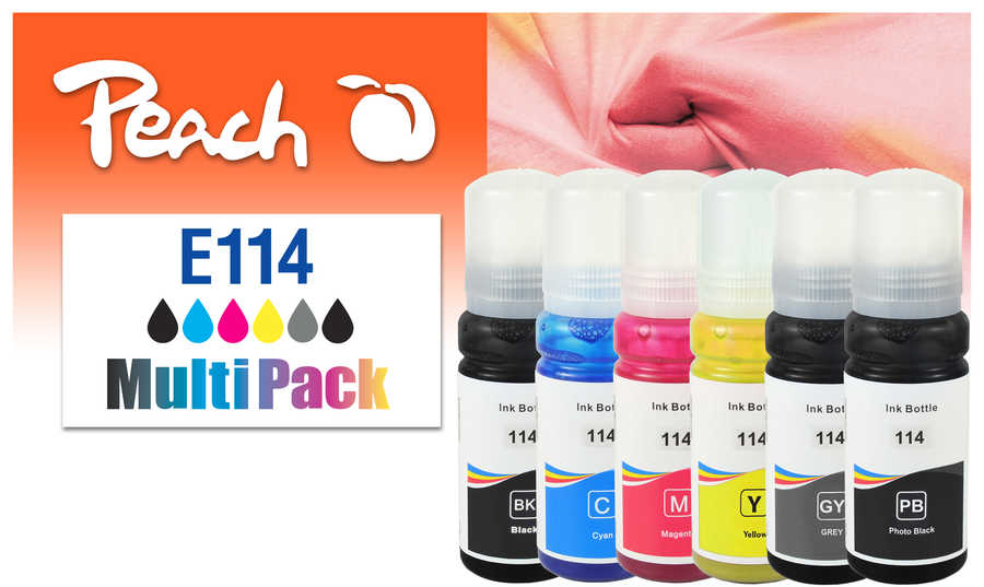 Peach Patrone Epson CISS 114 MutliPack remanufactured
