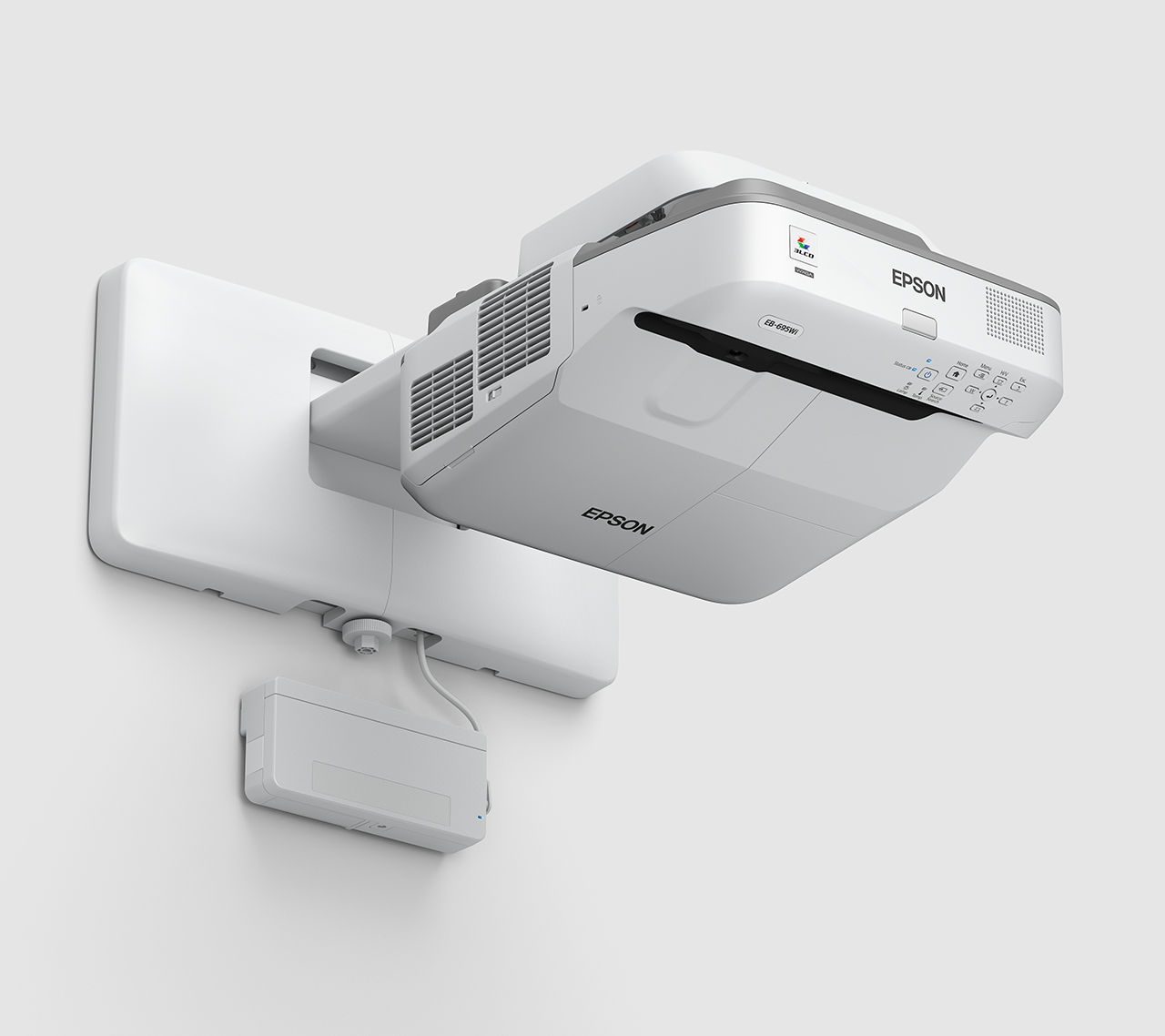 EPSON EB-695Wi 3LCD WXGA interactive ultra short throw projector 1280x800 16:10 3500 lumen 16W speaker