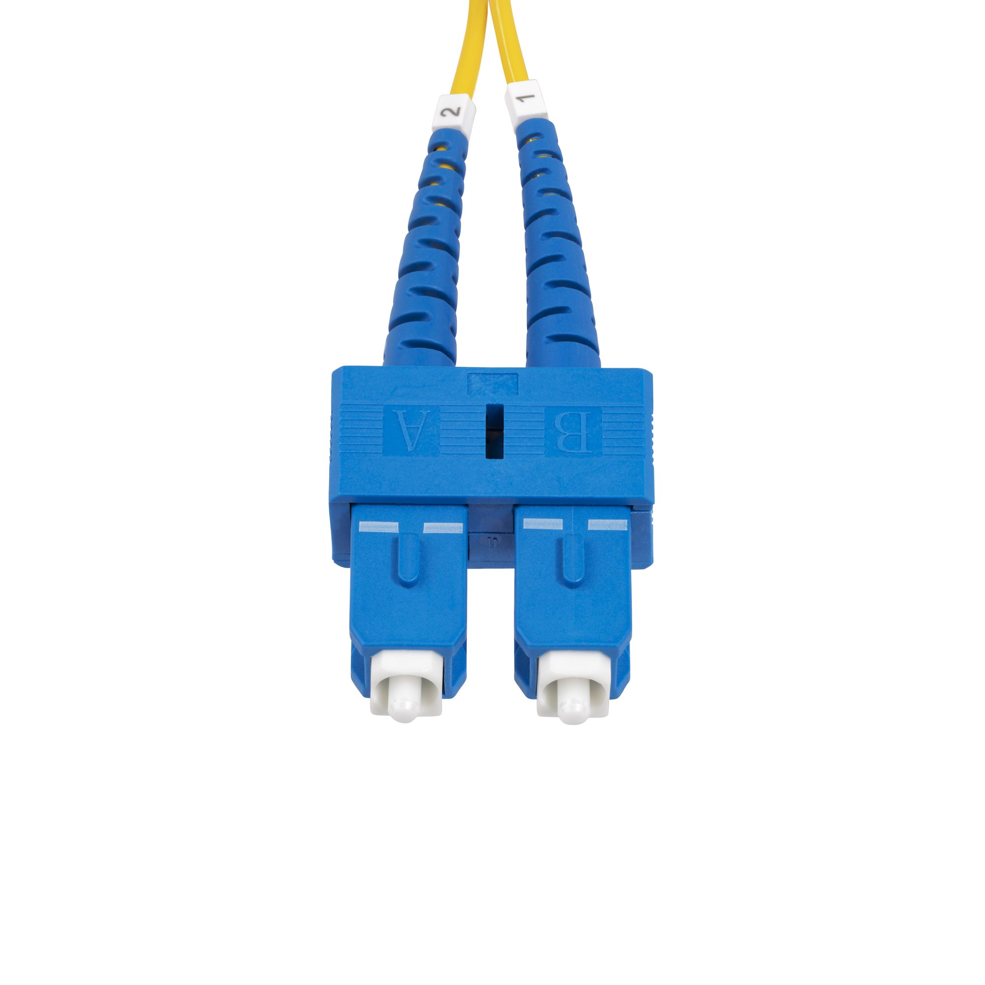 STARTECH.COM 2meter LWL Patchkabel SC SC UPC Singlemode OS2 Duplex 9/125um 40G/100G LSZH Glasfaserkabel