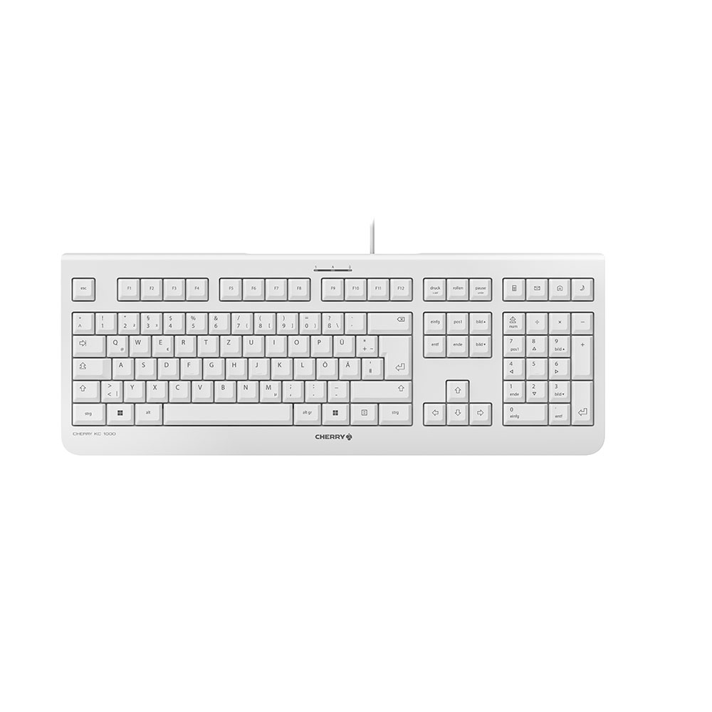 Keyboard Cherry KC 1000 Wired white (DE) (JK-0800DE-0)