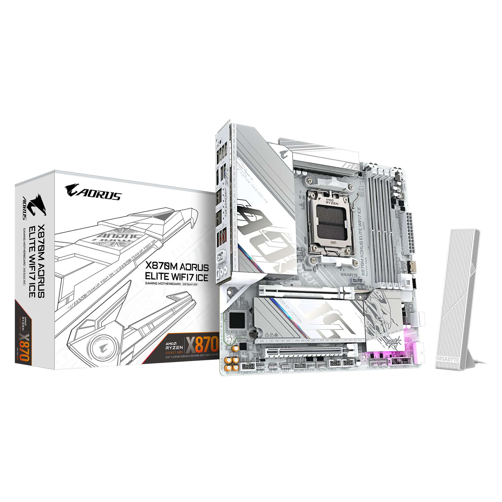 Gigabyte GA-X870M A ELITE WF7 ICE (AM5) (D)