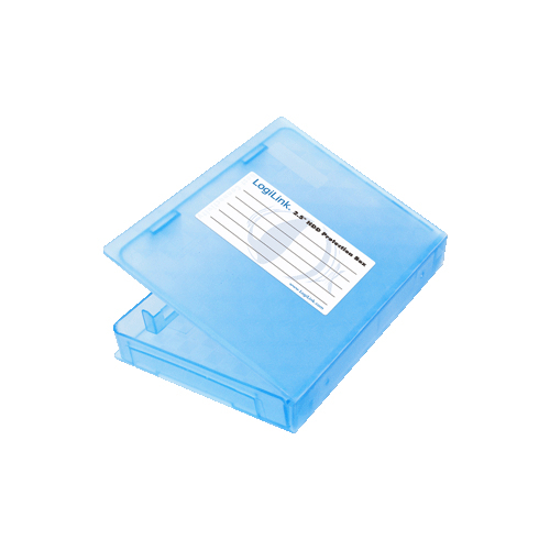 Logilink HDD Schutz-Box für 1x 6.3cm (2,5) blau wasseresist
