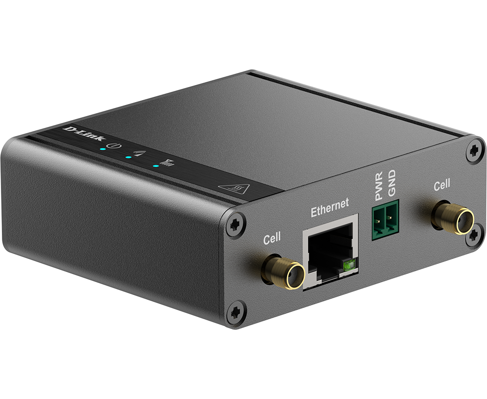 D-LINK DWM-311-G 5G M2M Modem 1x 10/100/1000/2500 Ethernet LAN 1x SIM slot 5G SA & NSA speed verzinktes Stahlgehäuse