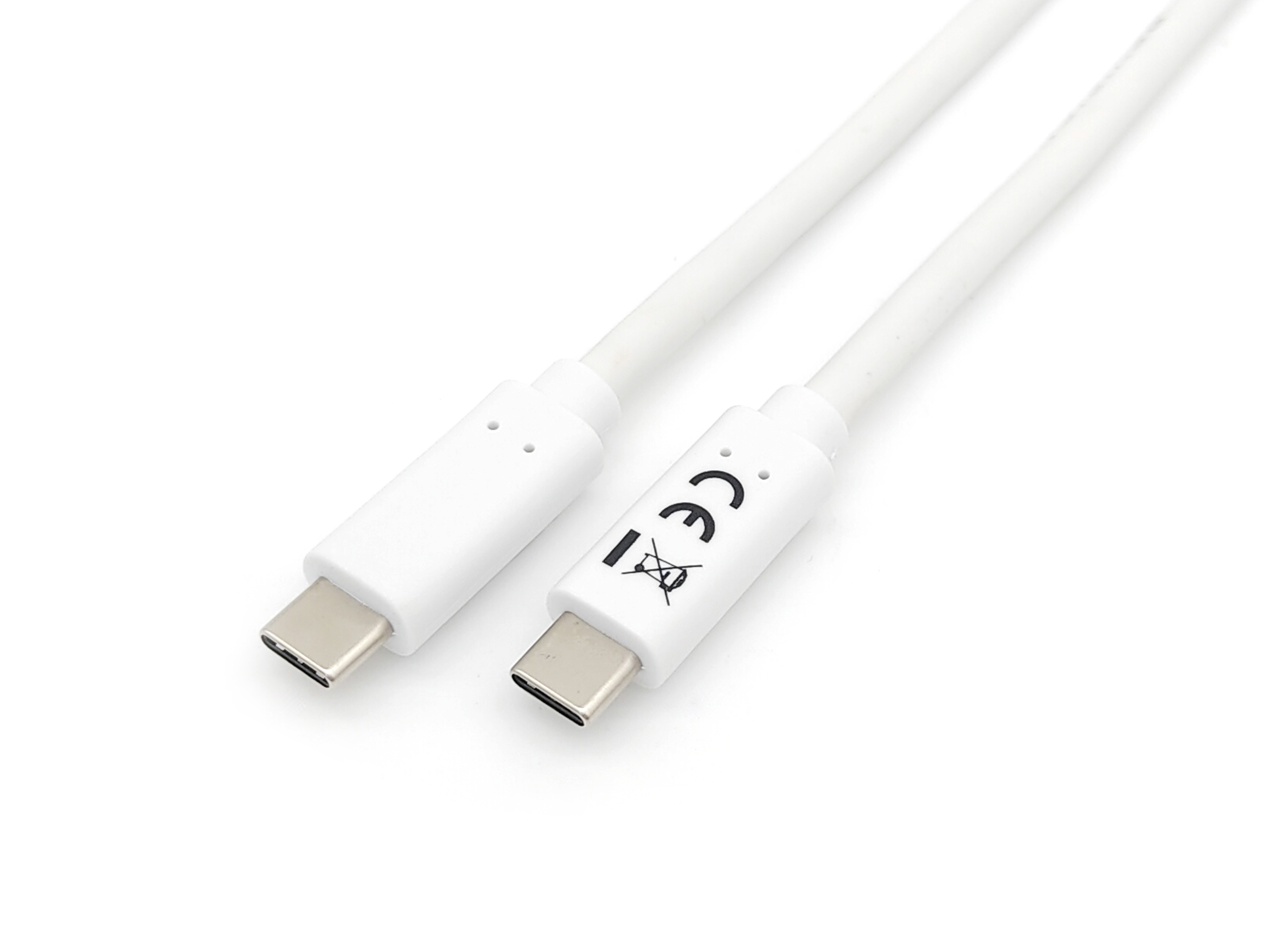 Equip Kabel USB-C3.2->C Gen1 PD60W St/St 2.00m weiß