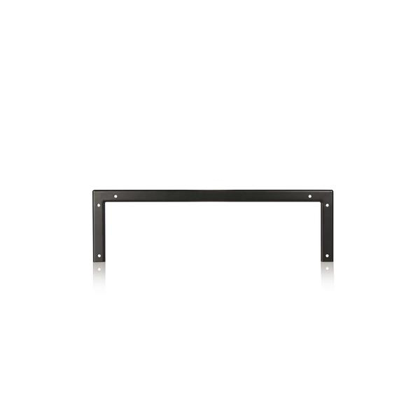 STARTECH.COM 19 Zoll 1HE vertikales Wandmontage Rack aus Stahl - 1U Rack Bracket 19 Zoll - Schwarz