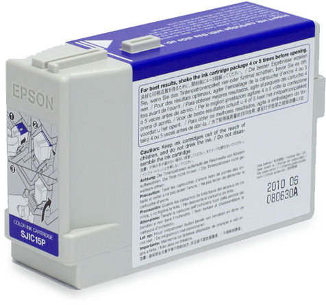 SJIC15P : 3-COLOR FOR TM-C3400 PIGMENT INK (MIN ORDER QTY: 10)