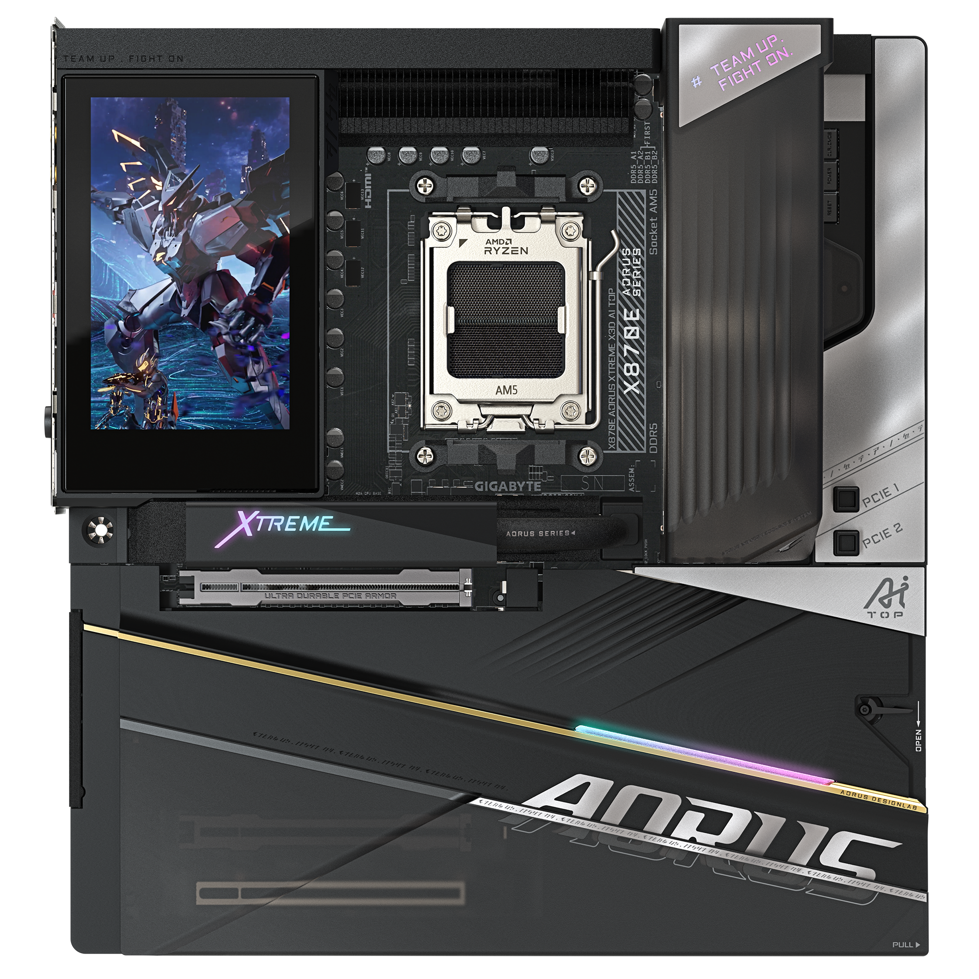 Gigabyte X870E Aorux Xtreme X3D AI Top (X870E,AM5,E-ATX,DDR5