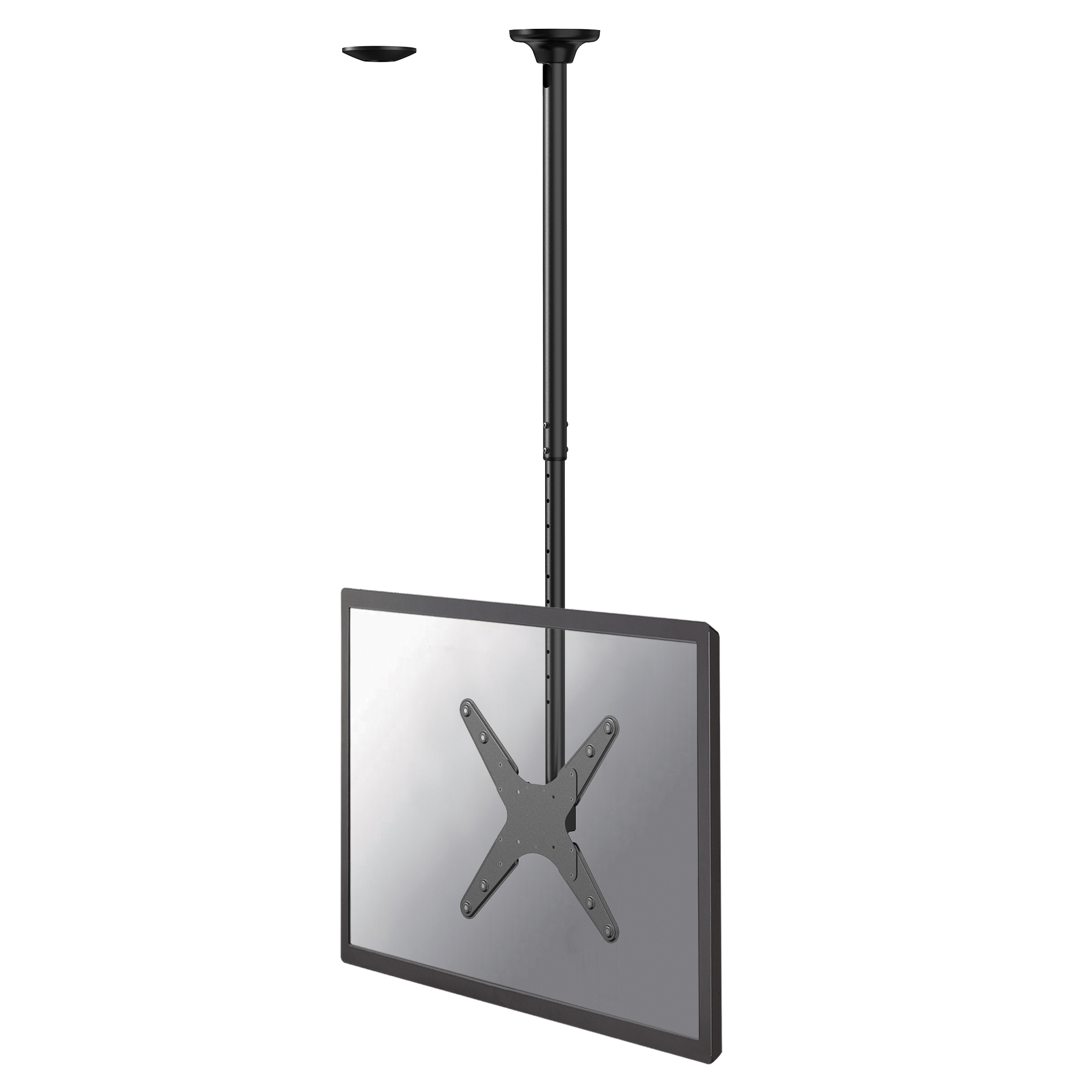 NEOMOUNTS Flat Screen Ceiling Mount Height 106-156 cm 81,3-190,5cm 32-75Zollh Black