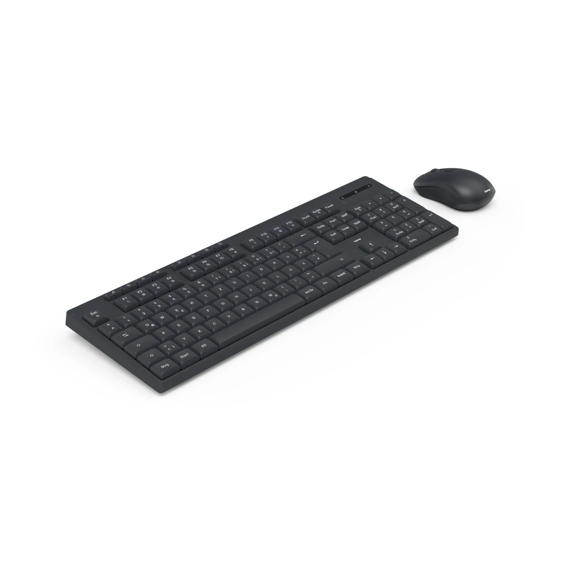 hama WKM-200 Tastatur-Maus-Set kabellos schwarz