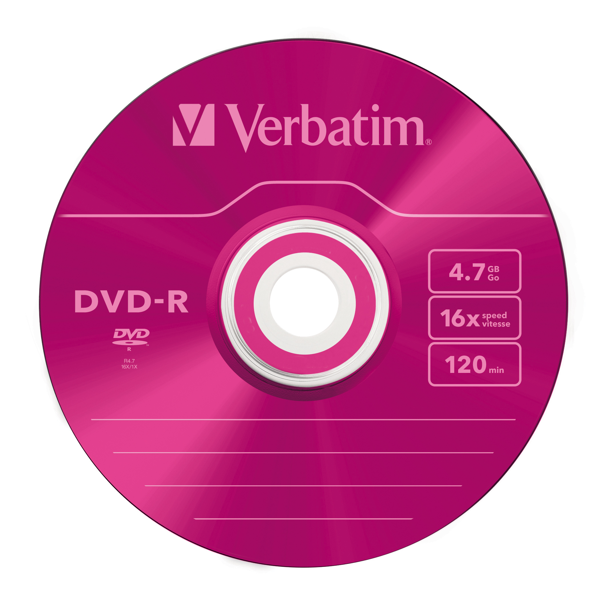 DVD-R Verbatim 4,7GB 5pcs Slim J. Colour 16x