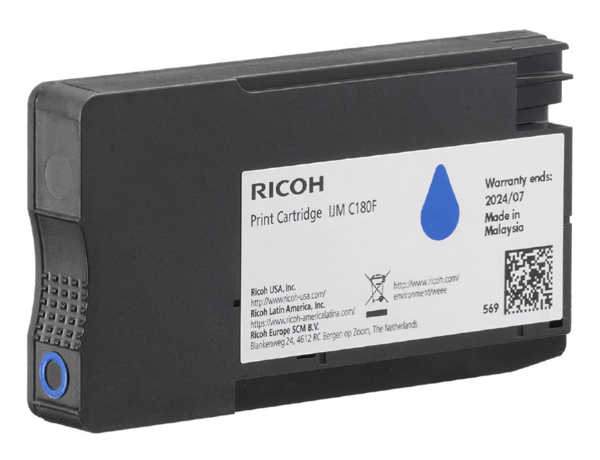 Ricoh Patrone IJM C180F cyan 1600 Seiten 408518