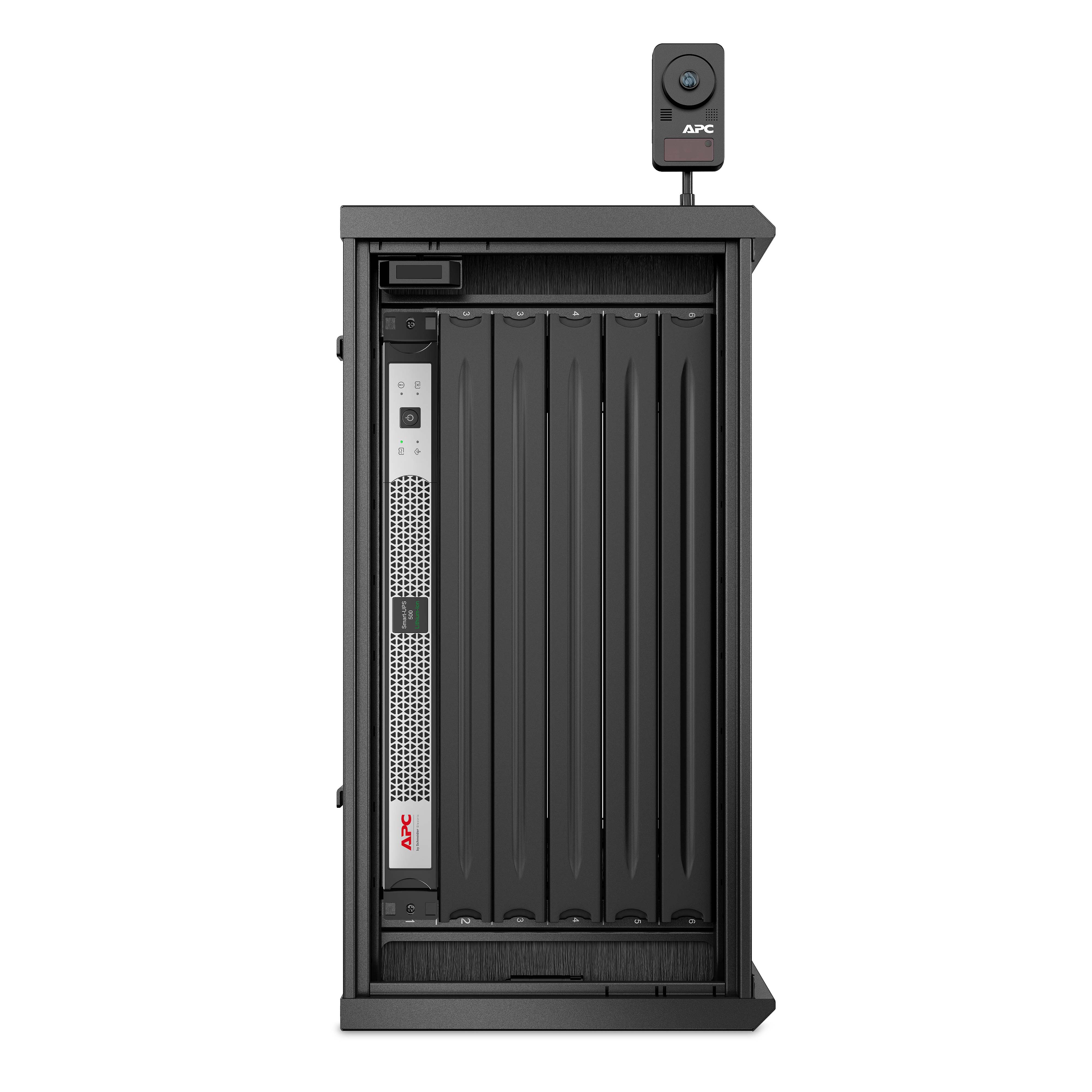 APC Smart-UPS SC SCL500RMI1UNC UPS Rack Li-ion AC 230V 400Watt 500VA Ethernet 10/100 USB output connectors 4 1U Black silver