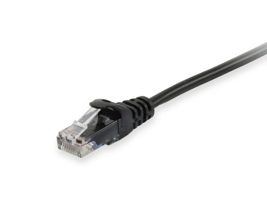 Equip Patchkabel Cat6A U/UTP 2xRJ45 0.50m schwarz LSZH Polybeutel