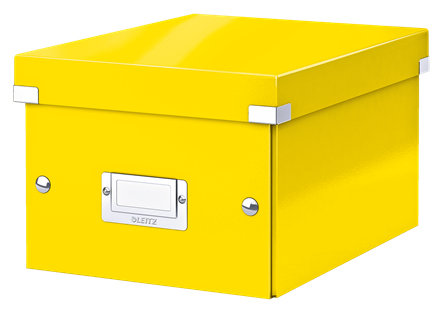 LEITZ Click & Store Aufbewahrungsbox 7,4 l gelb 21,6 x 28,2 x 16,0 cm, 1 St.