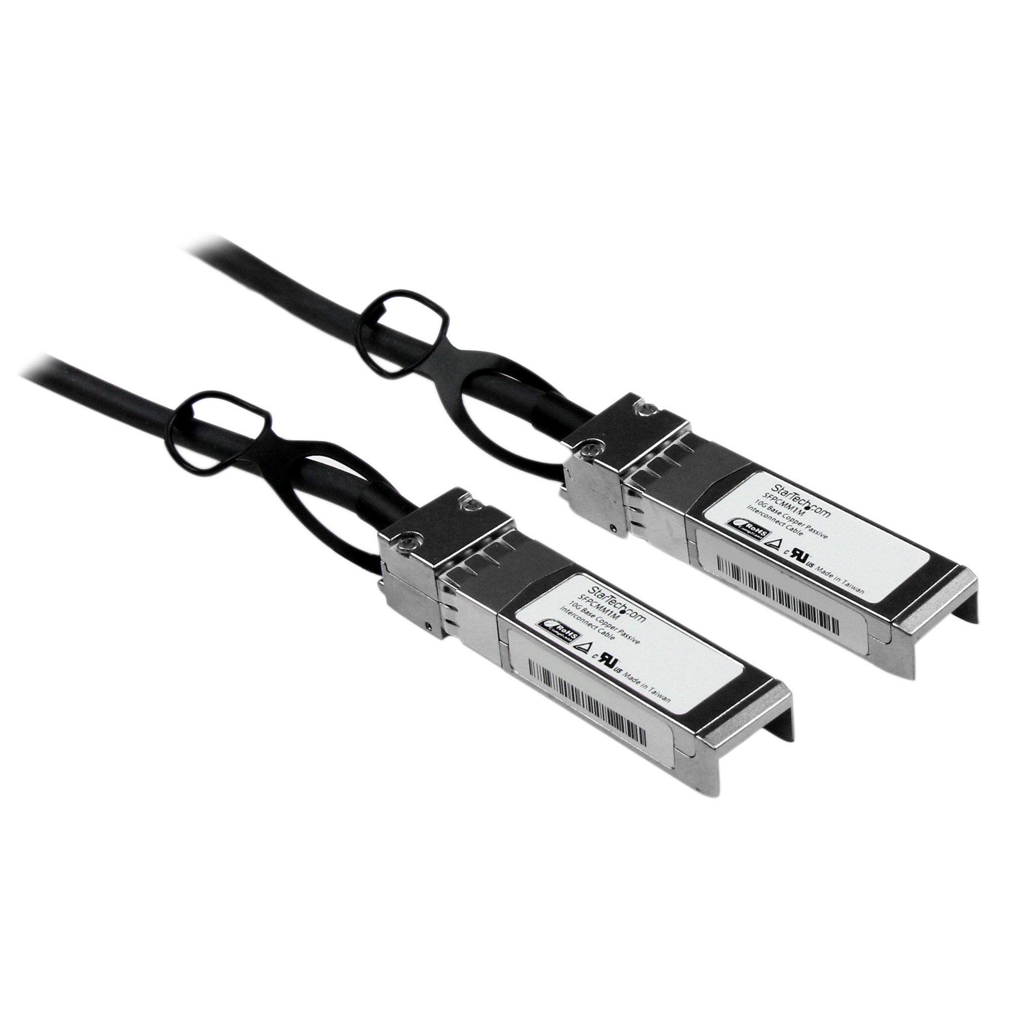 StarTech.com Cisco SFP+ Twinax Kabel 1 m 10-Gigabit Ethernet passiv Schwarz