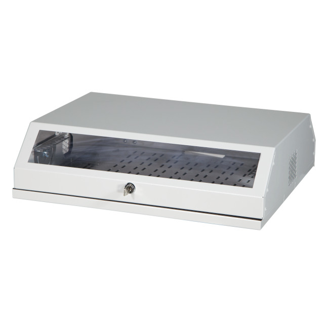 EFB 48,26cm 19Zoll 3HE vertikal und 5HE horizontal Schrank Verteiler RAL7035 GRAU