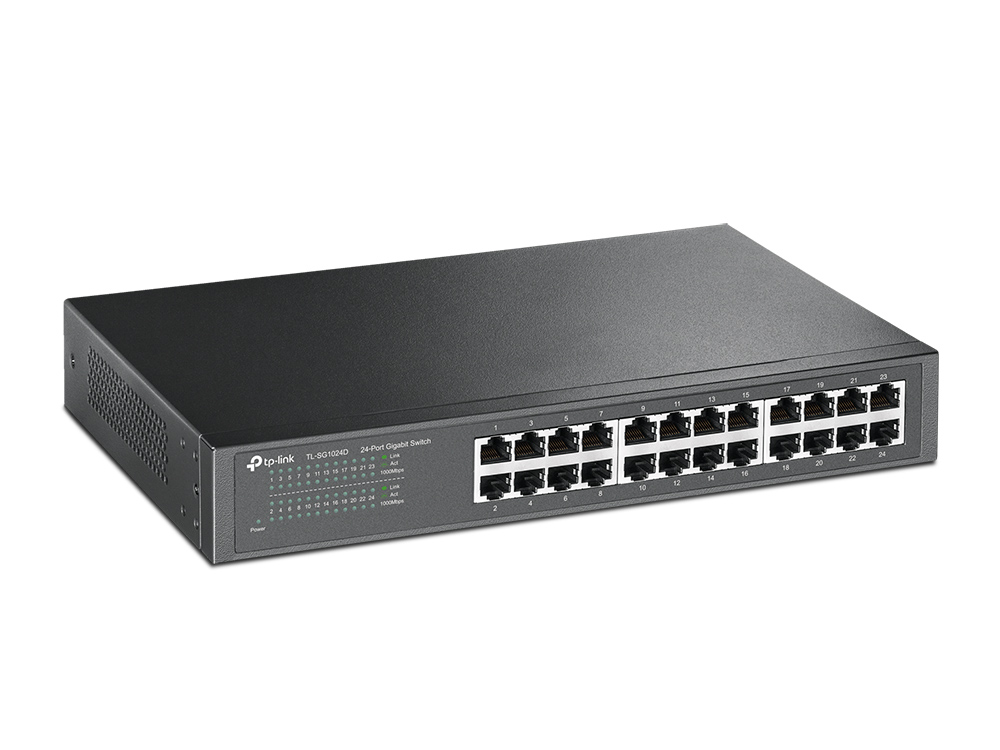 TL-SG1024D 24-PORT GIGAB SWITCH 10/100/1000 MBIT/S-RJ45-PORTS
