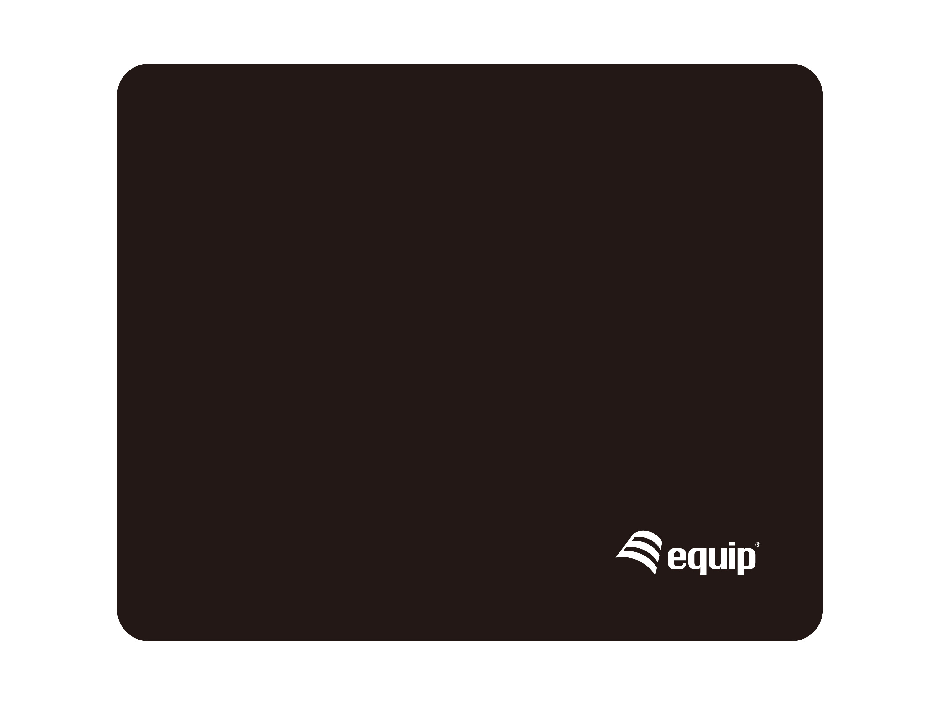 Equip Mauspad rutschfest 220x180mm schwarz