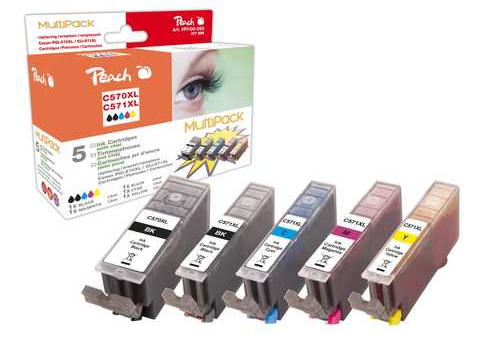 Peach Patrone Canon PGI-570XL/CLI-571XL MultiPack komp retail