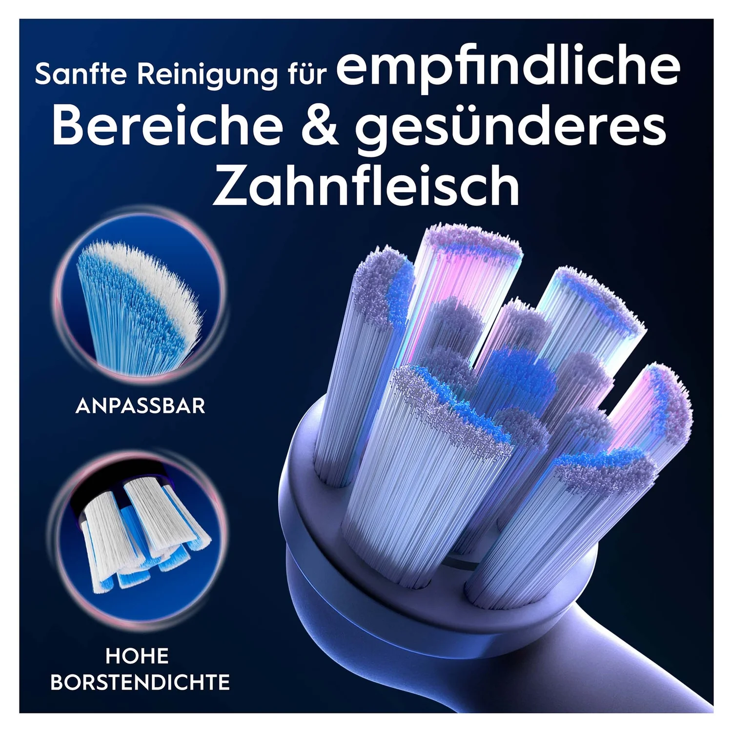 Oral-B iO Sanfte Reinigung Zahnbürstenaufsätze, 2 St.
