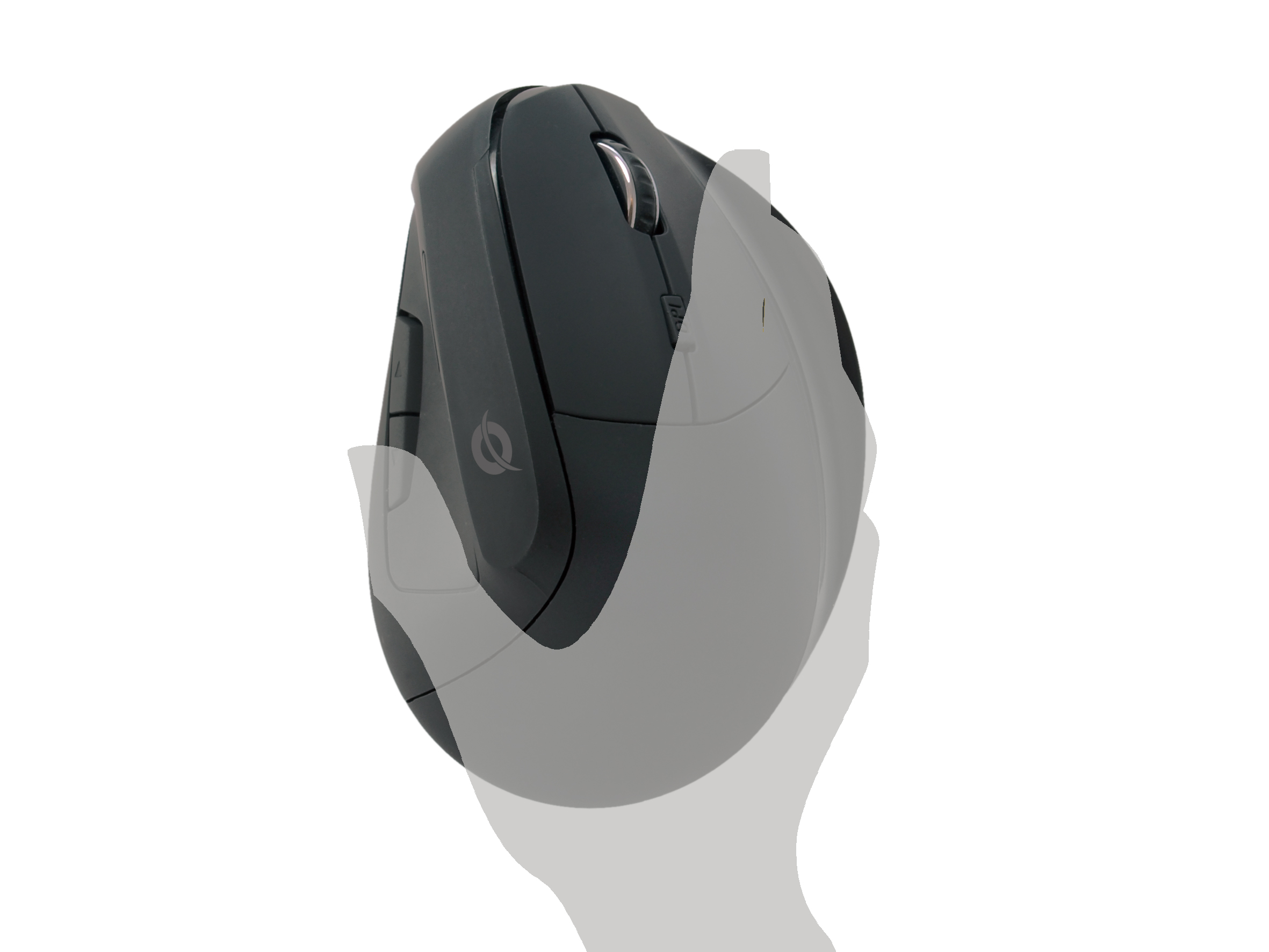 CONCEPTRONIC Maus Wireless BT5.2/6Btns ERGO Vertikal schwarz
